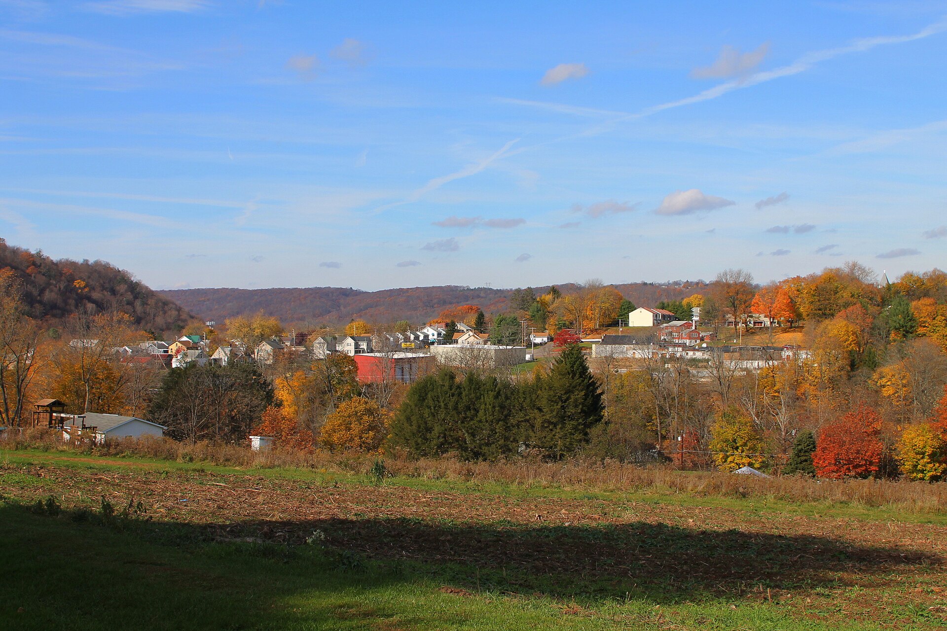 Street scene in Catawissa, Pennsylvania