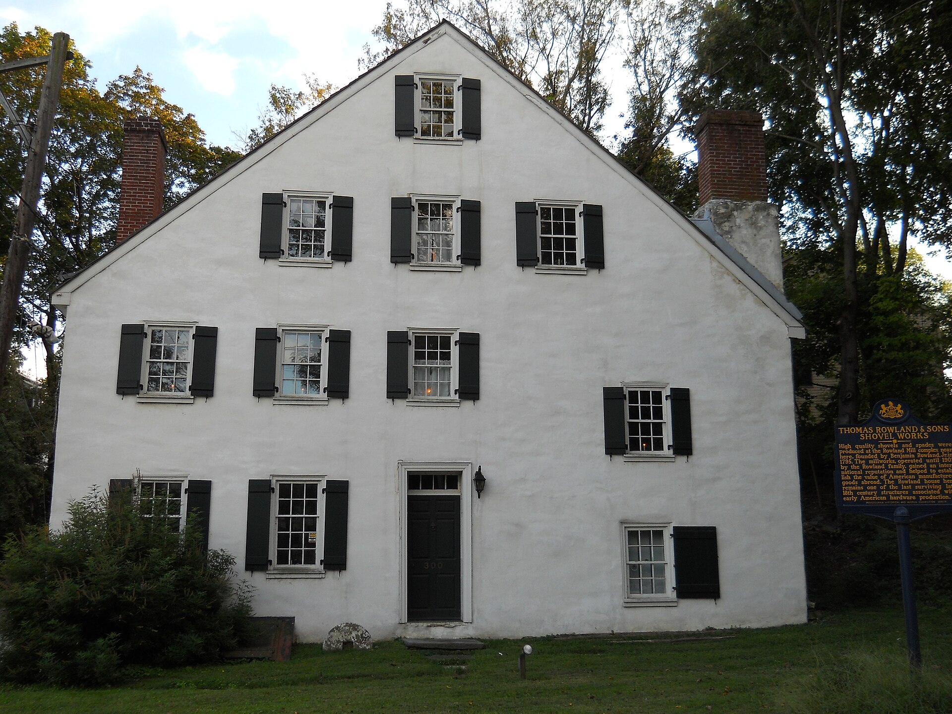 Rowland House — Cheltenham Village, Pennsylvania