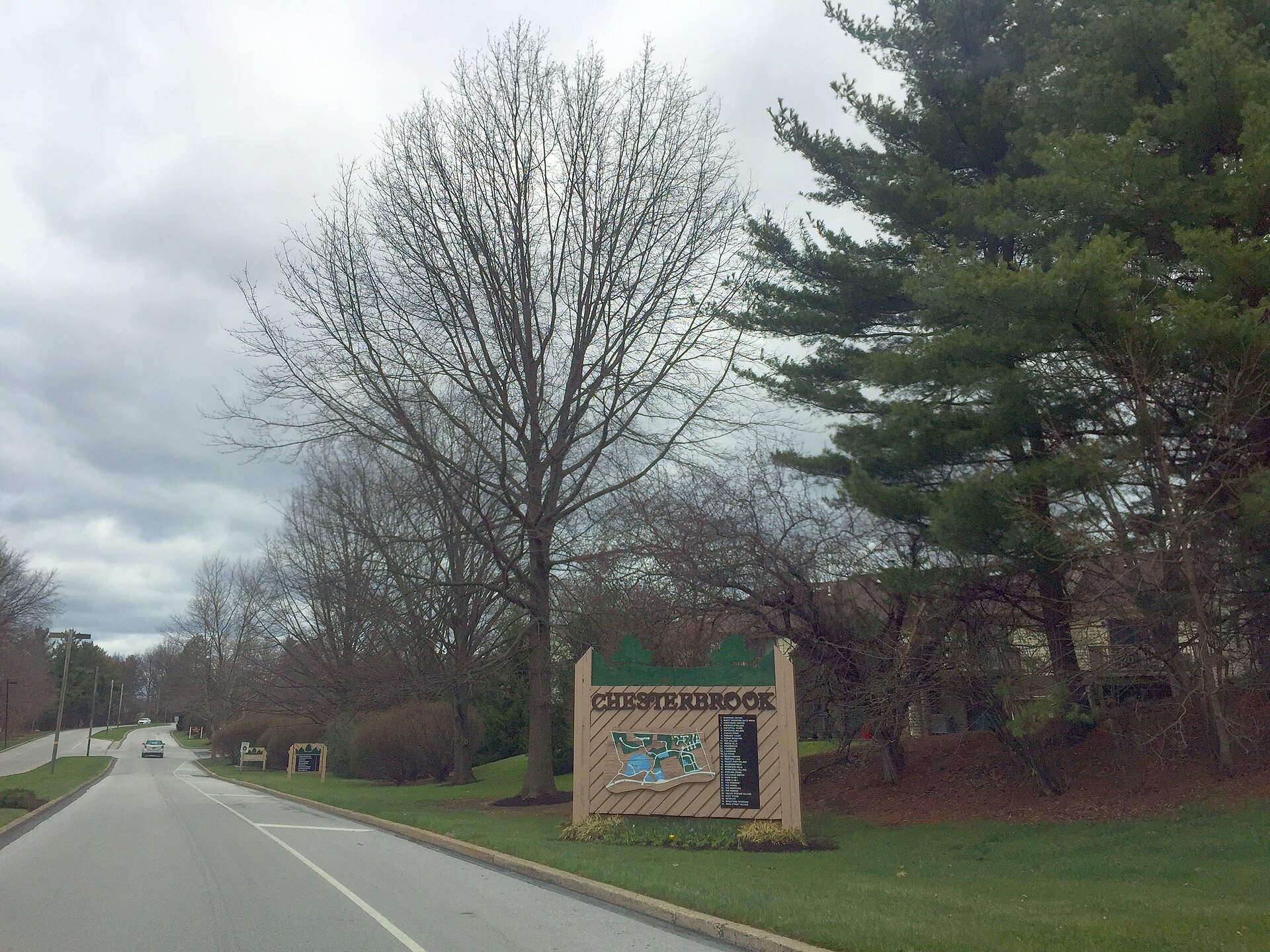 Chesterbrook sign — Pennsylvania