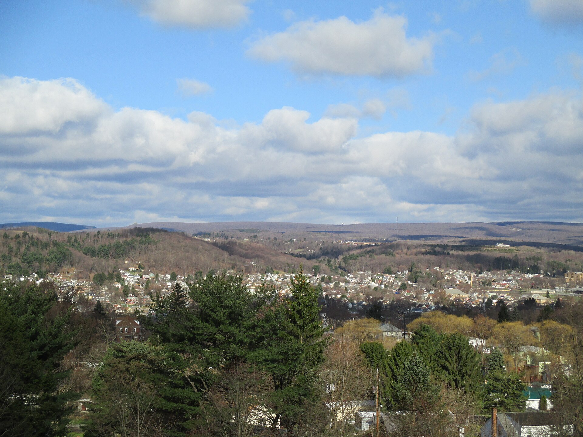 Fields and countryside in Clearfield, Pennsylvania