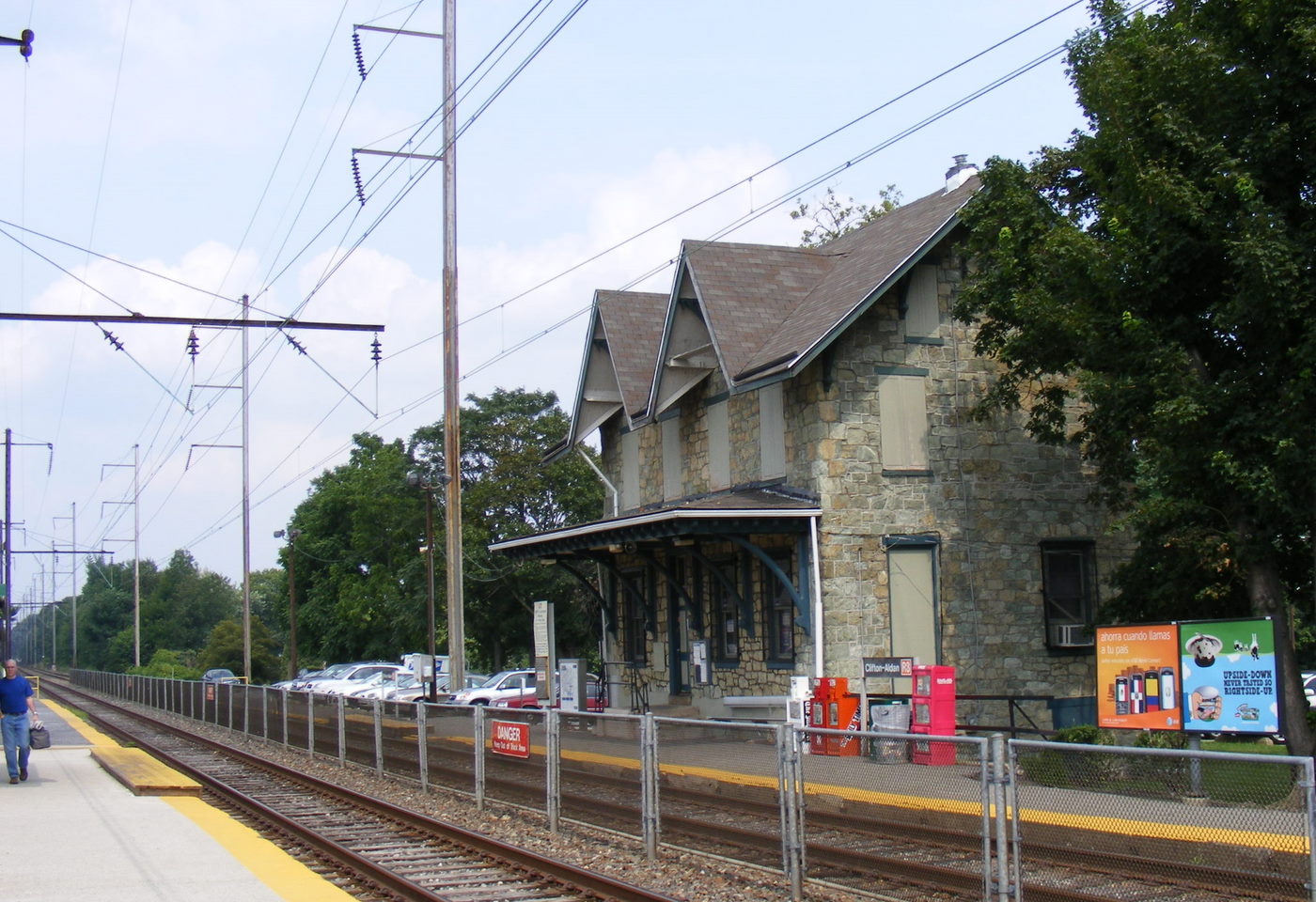 The station house at Clifton-Aldan (SEPTA station). — Clifton Heights, Pennsylvania