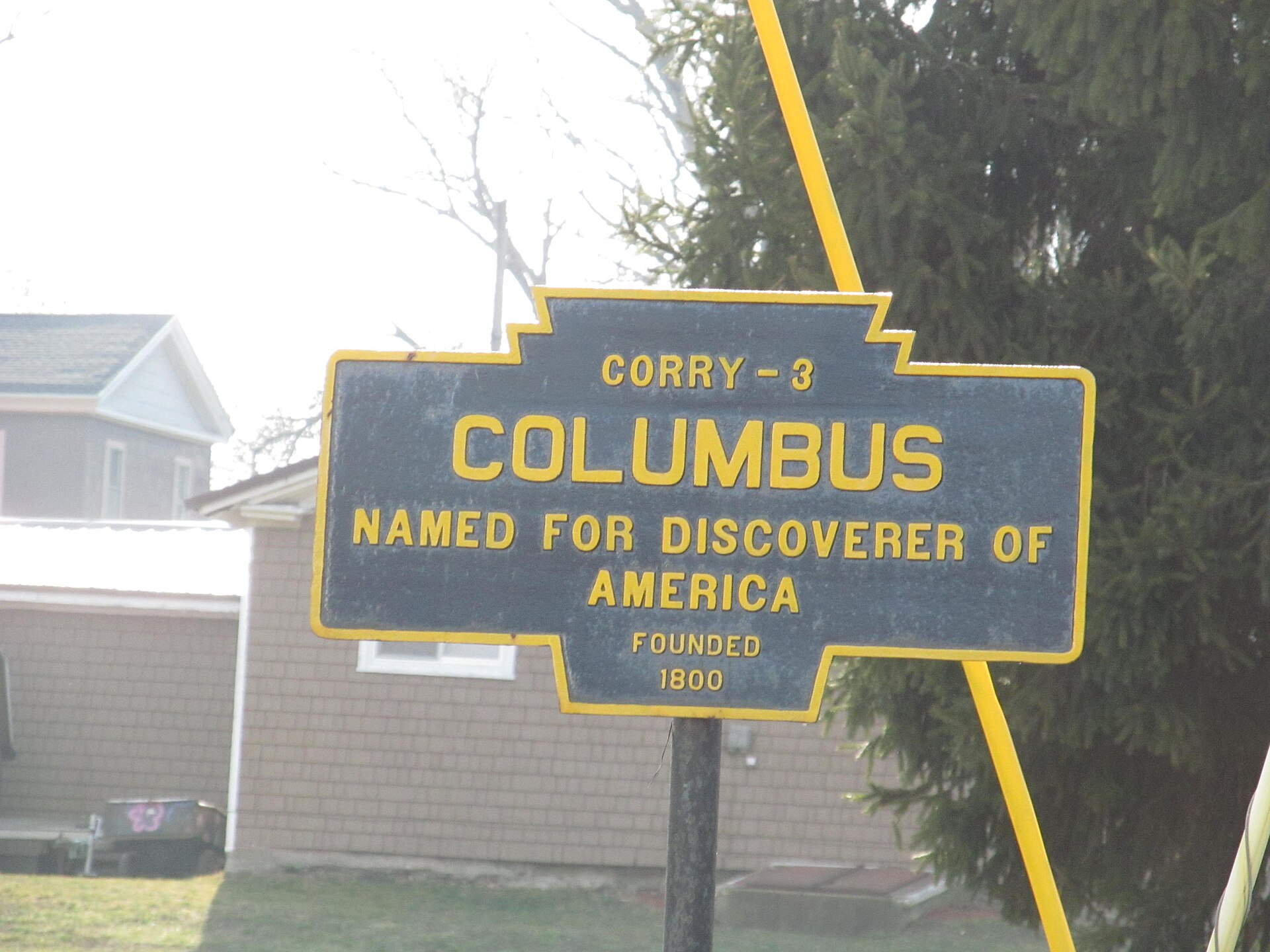 Outdoor view in Columbus, Pennsylvania