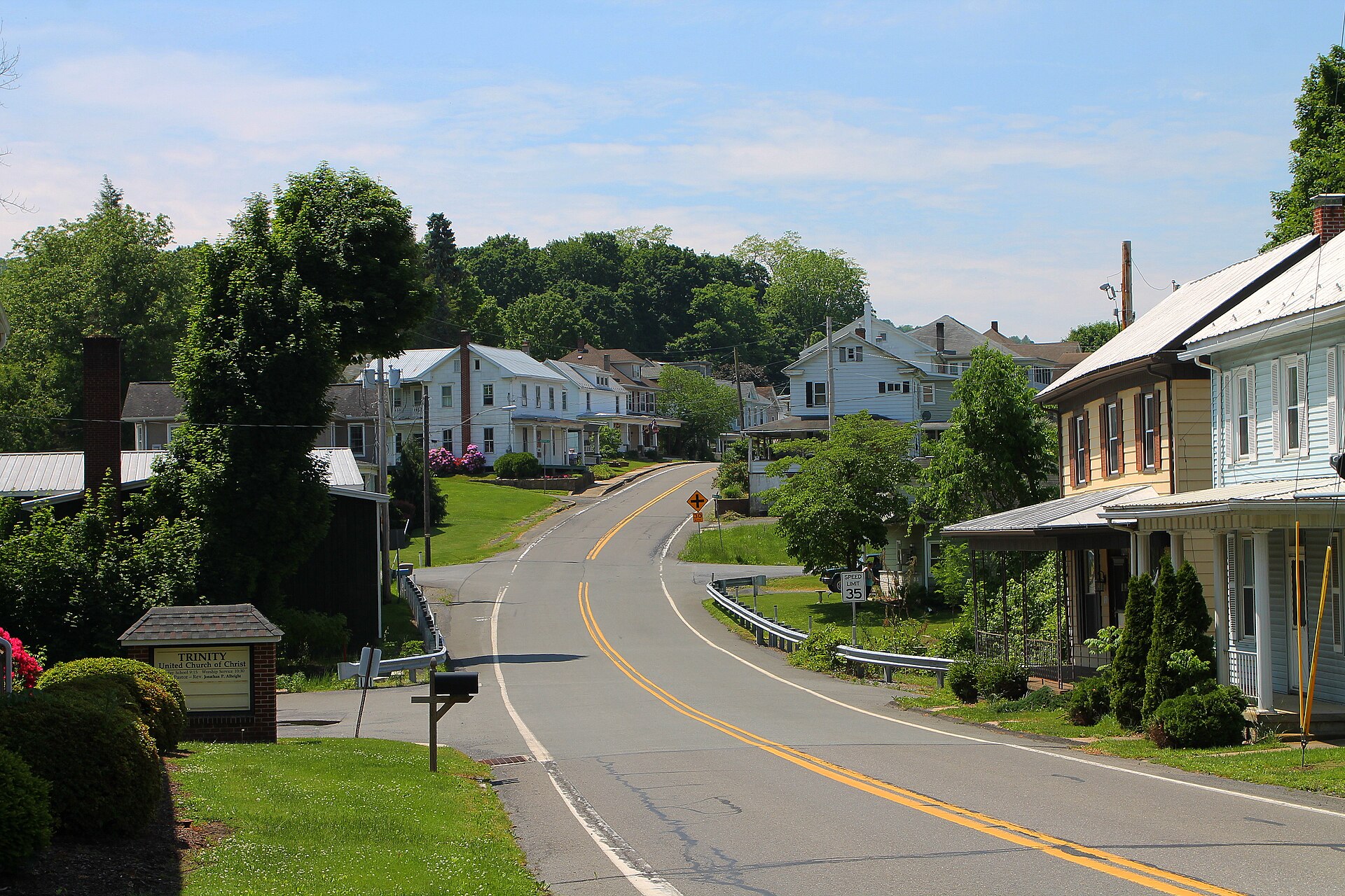 w:Pennsylvania Route 147 in w:Dalmatia, Pennsylvania, a w:census-designated place in w:Northumberland County, Pennsylvania