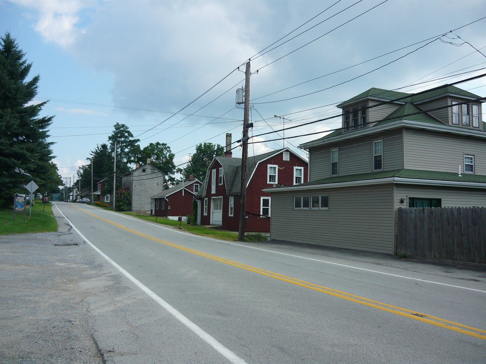 Main Street in Donegal, Pennsylvania