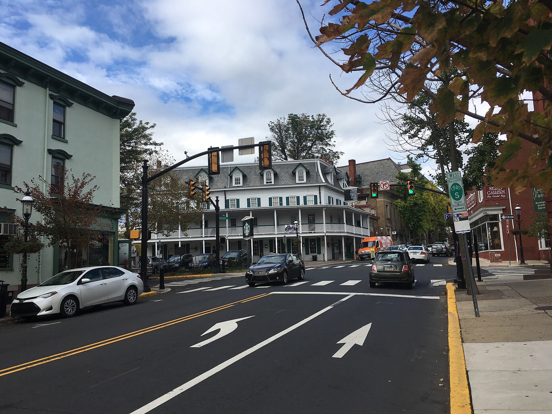 Main Street in Doylestown, Pennsylvania