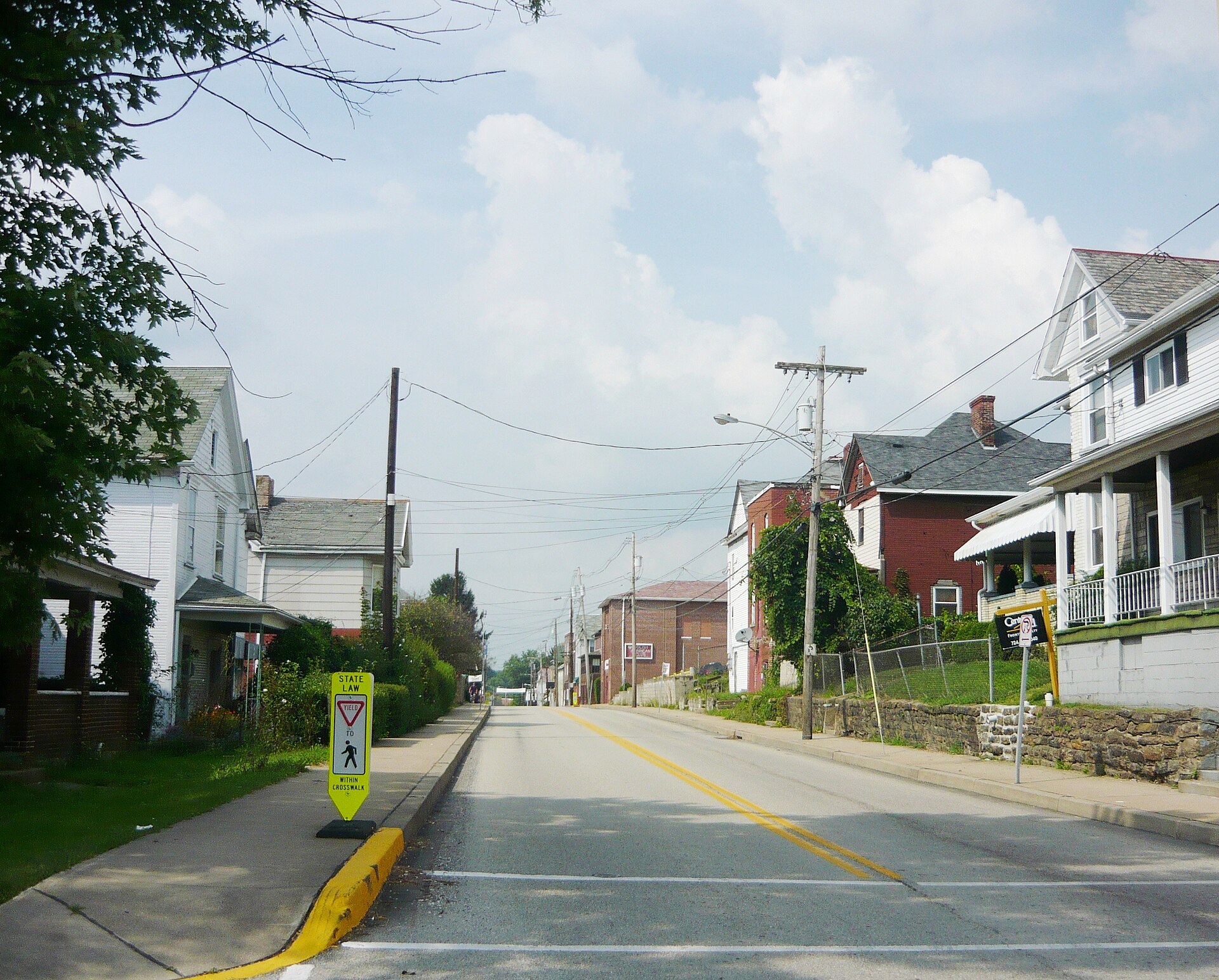Brown Street, Everson, Fayette County, Pennsylvania.