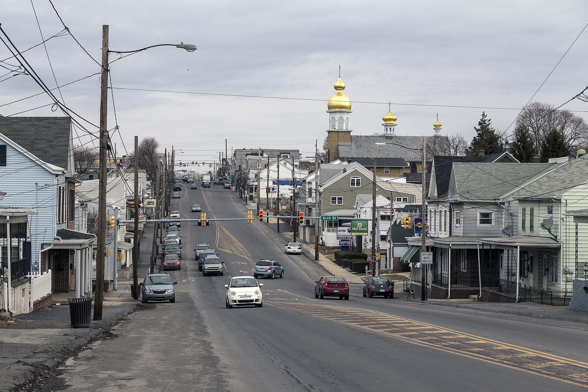 Lehigh Avenue, Frackville, Pennsylvania, USA
