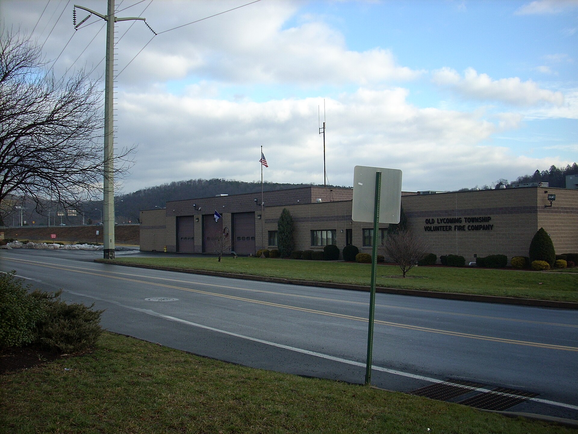 Old Lycoming Township Fire Hall in Garden View — Pennsylvania