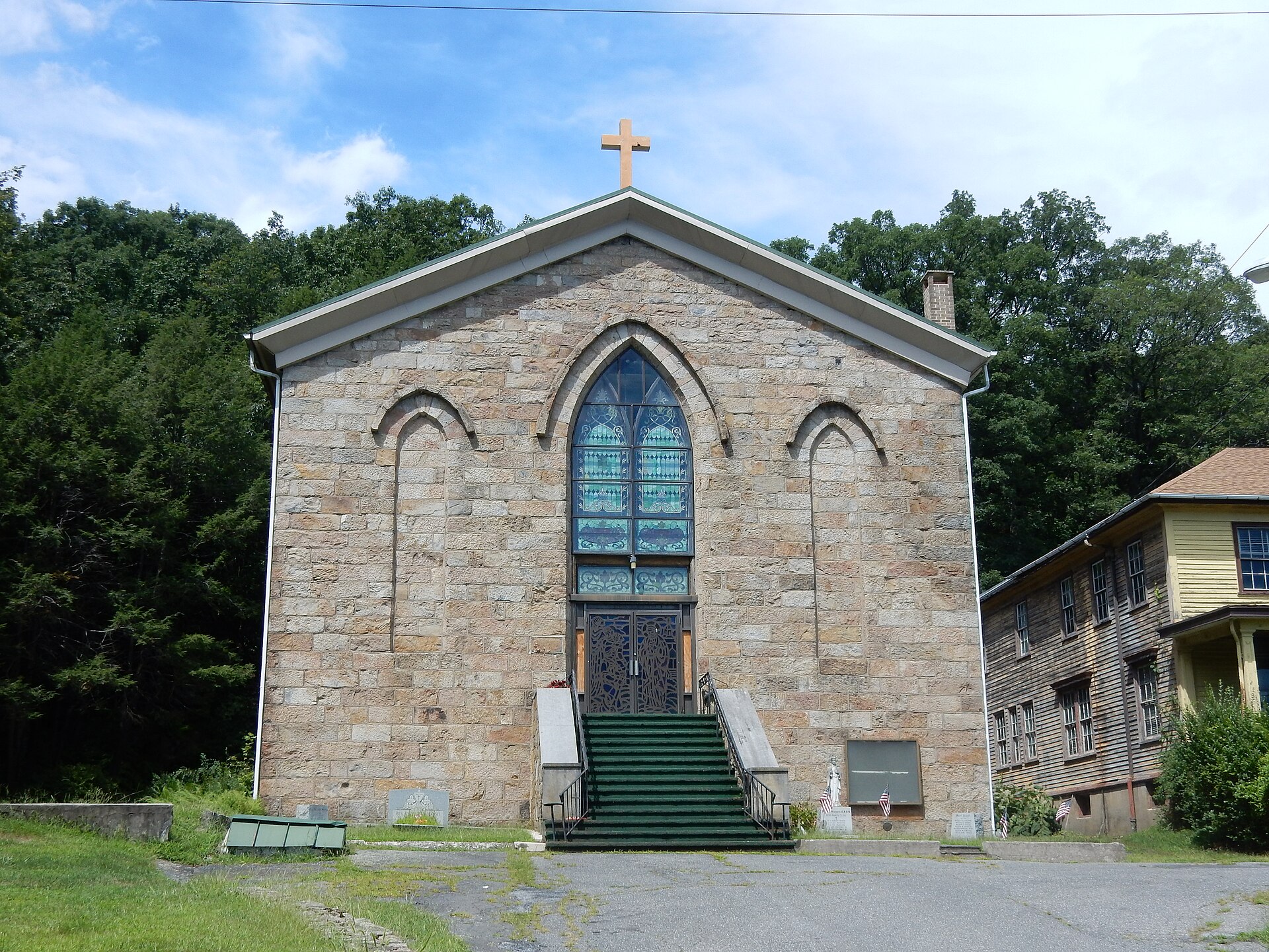 Saint Kierans Church, Church Rd., Heckscherville, Cass Township, Schuylkill County, Pennsylvania.