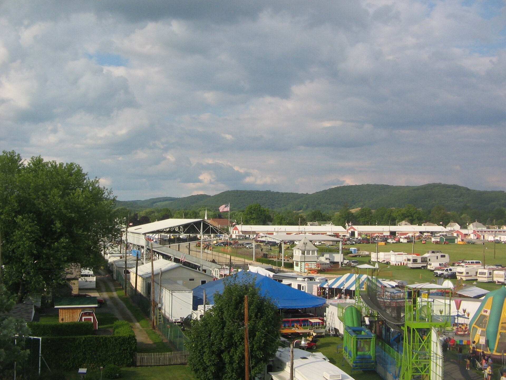 Lycoming County Fair in Hughesville, Pennsylvania in the USA