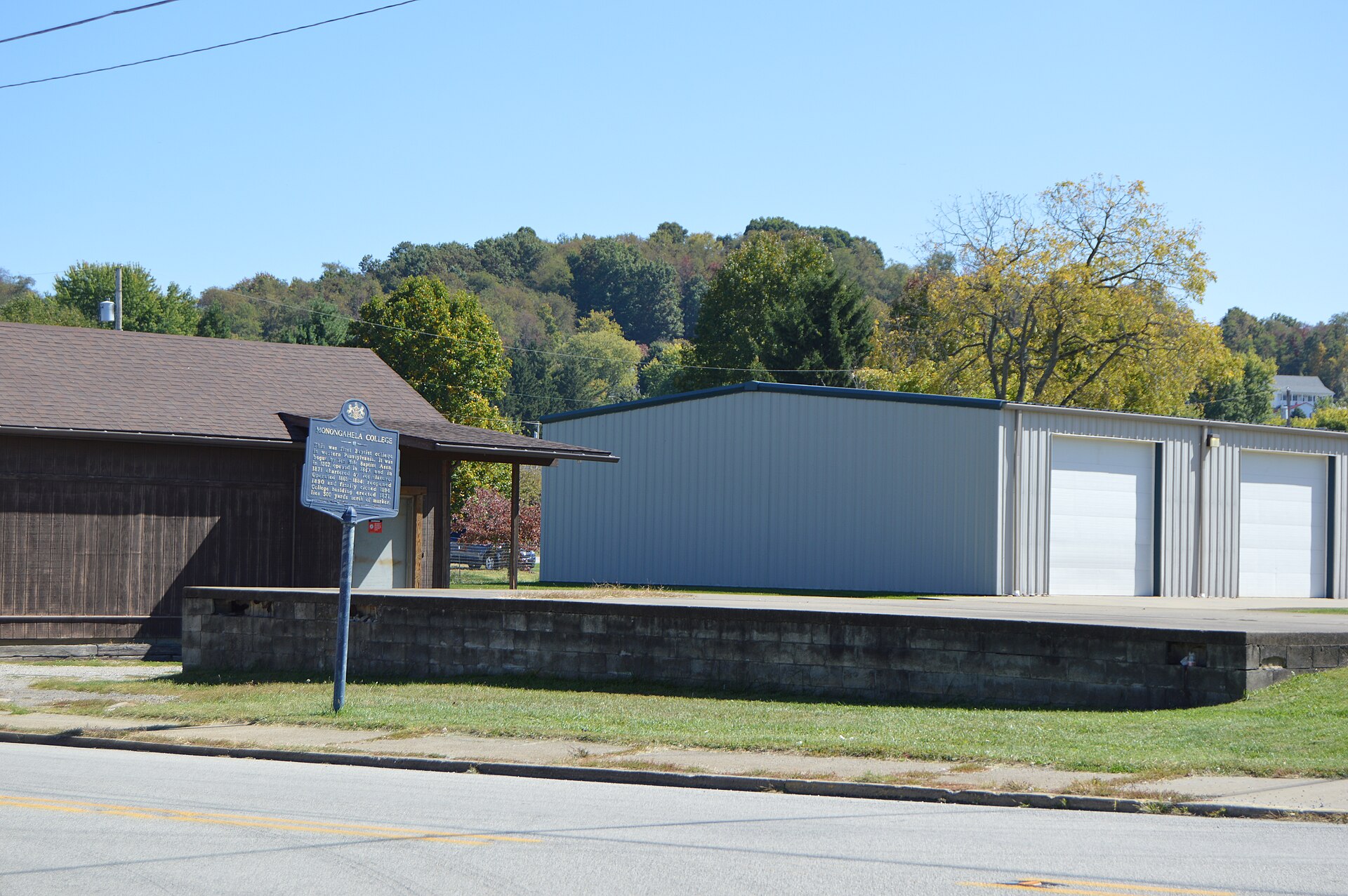 Street scene in Jefferson, Pennsylvania