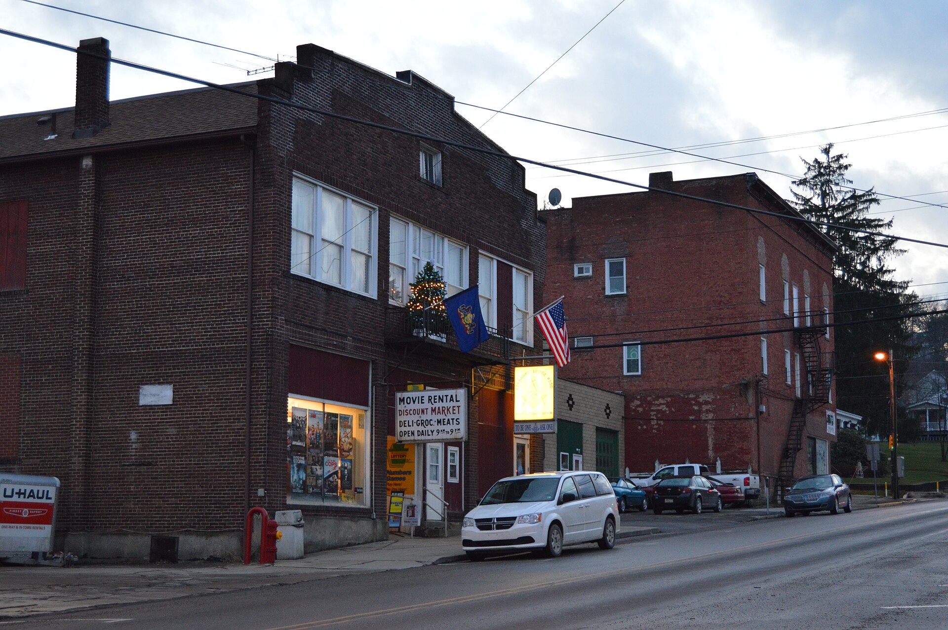 Main Street in Knox, Pennsylvania
