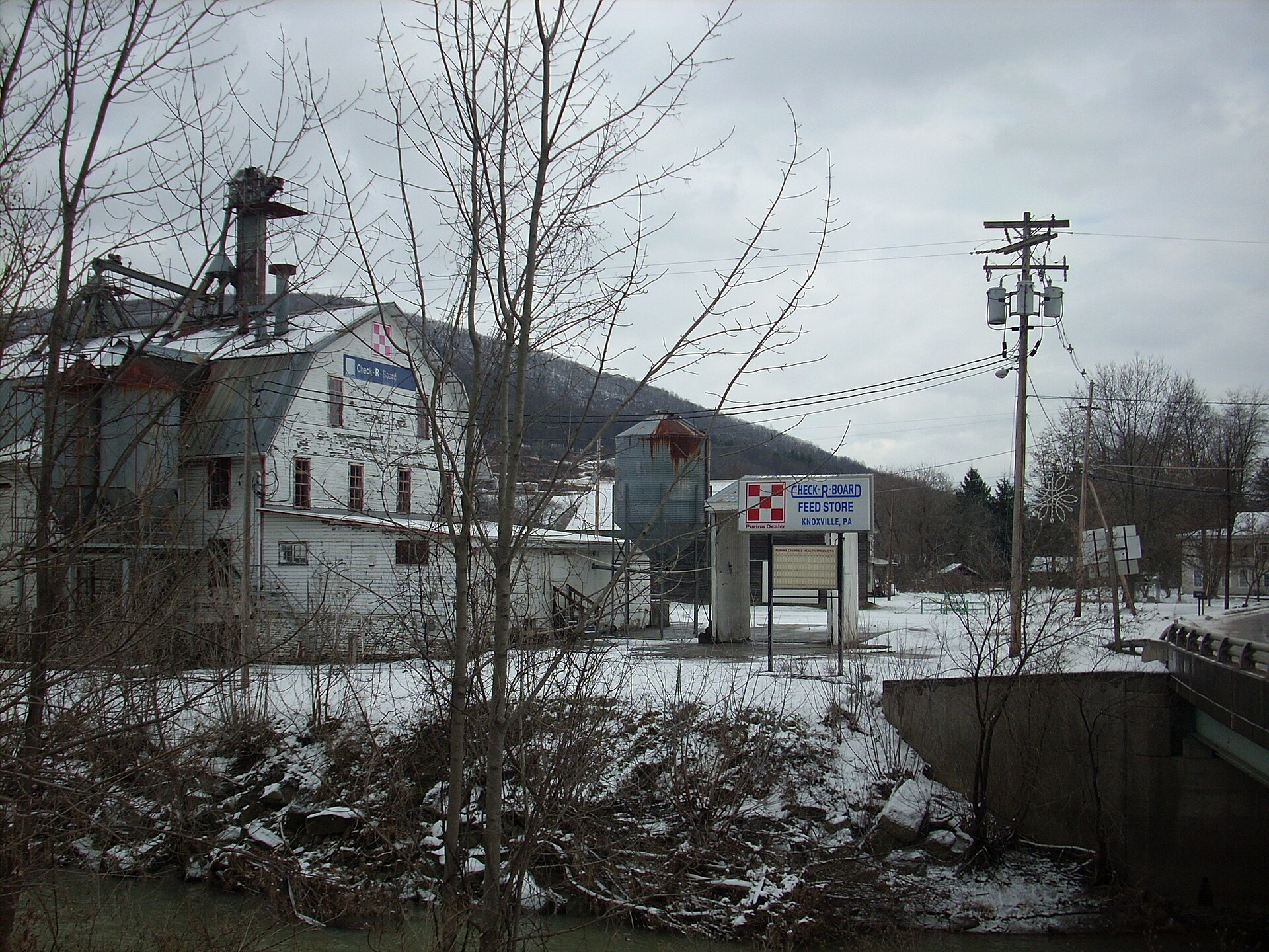 An old mill and feed store in Knoxville, PA — Pennsylvania