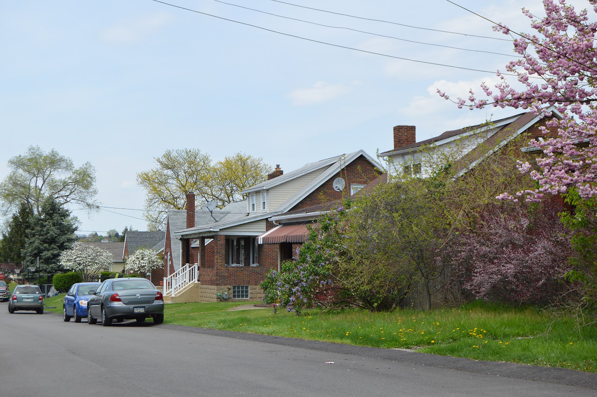 Street scene in Liberty, Pennsylvania