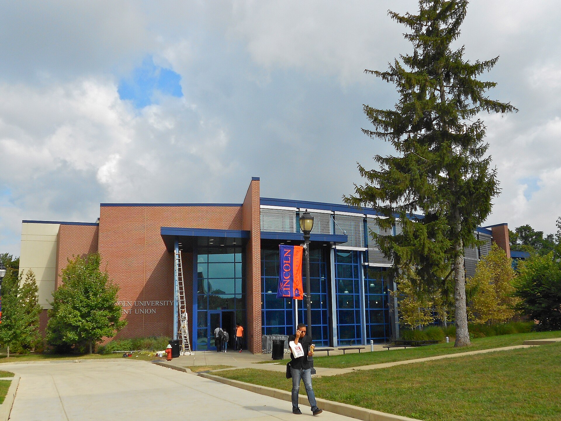 The Student Union at Lincoln University near Oxford, Pennsylvania
