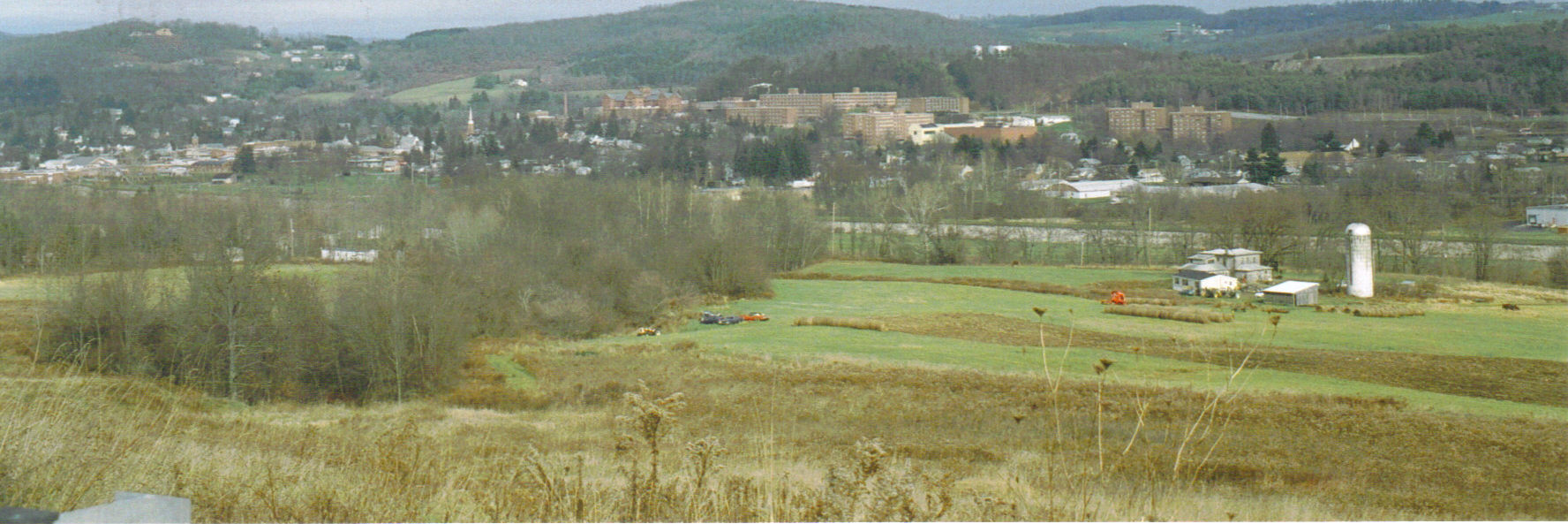 a A panoramic picture of Mansfield, PA taken on Thanksgiving 2006 from U.S. Route 15. — Pennsylvania