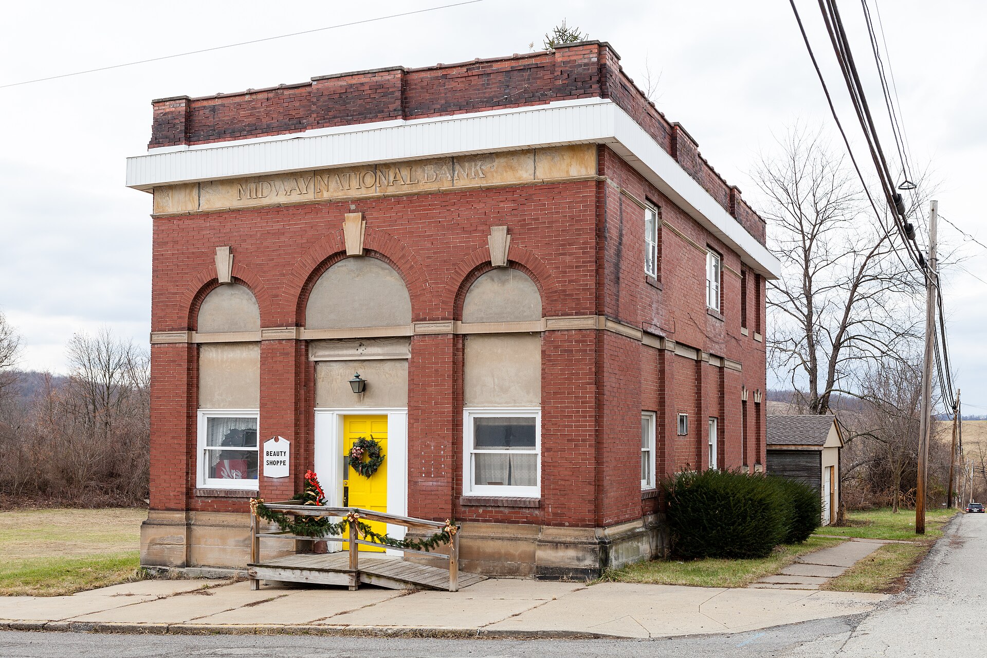 Local building in Midway, Pennsylvania