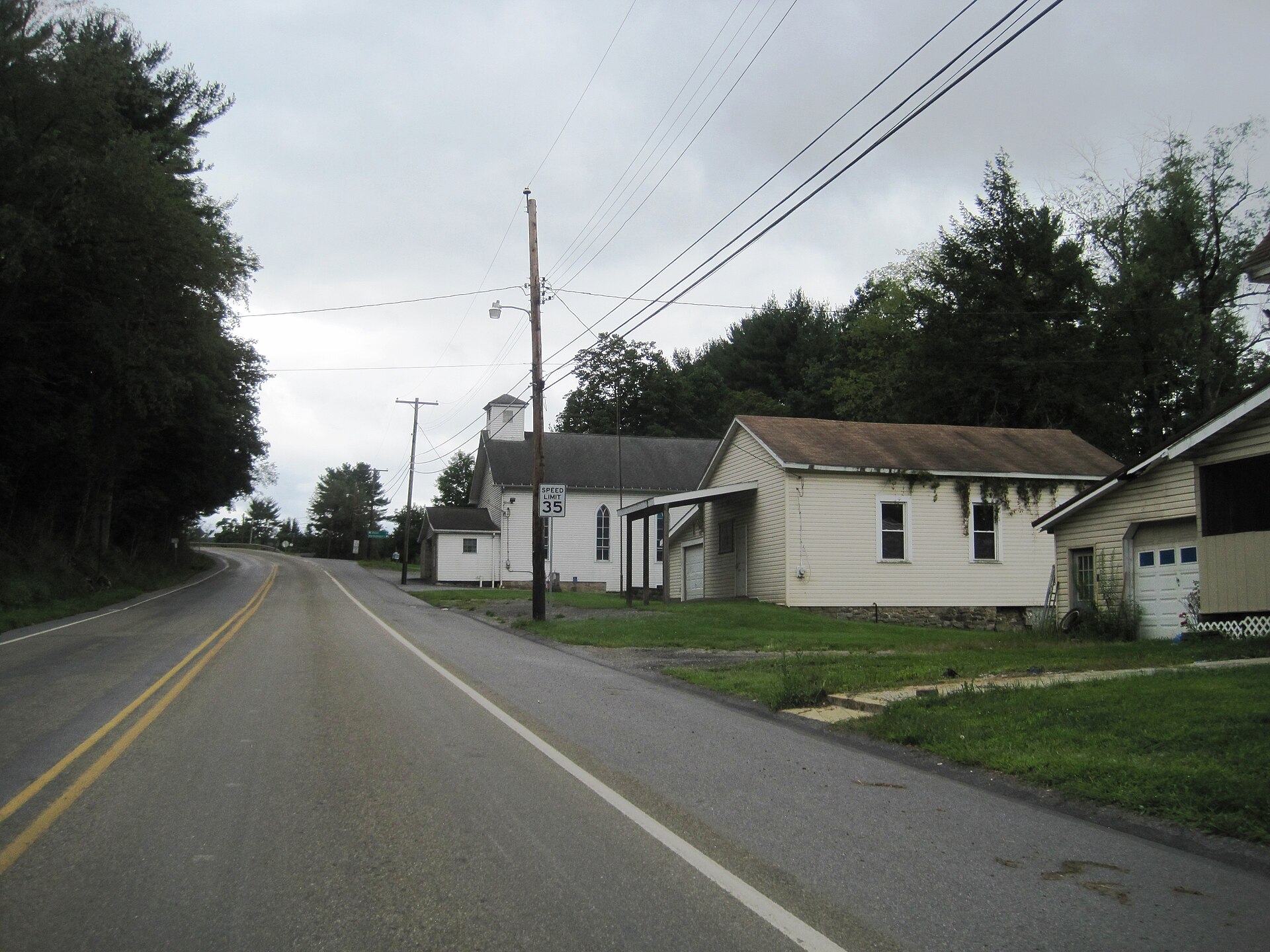 Main Street in Newburg, Pennsylvania