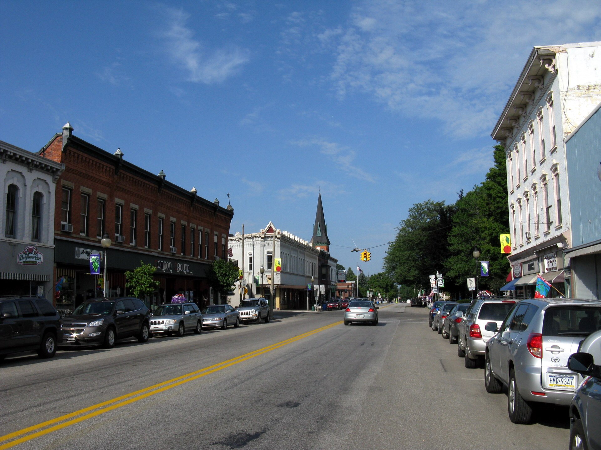Main Street in North East, Pennsylvania