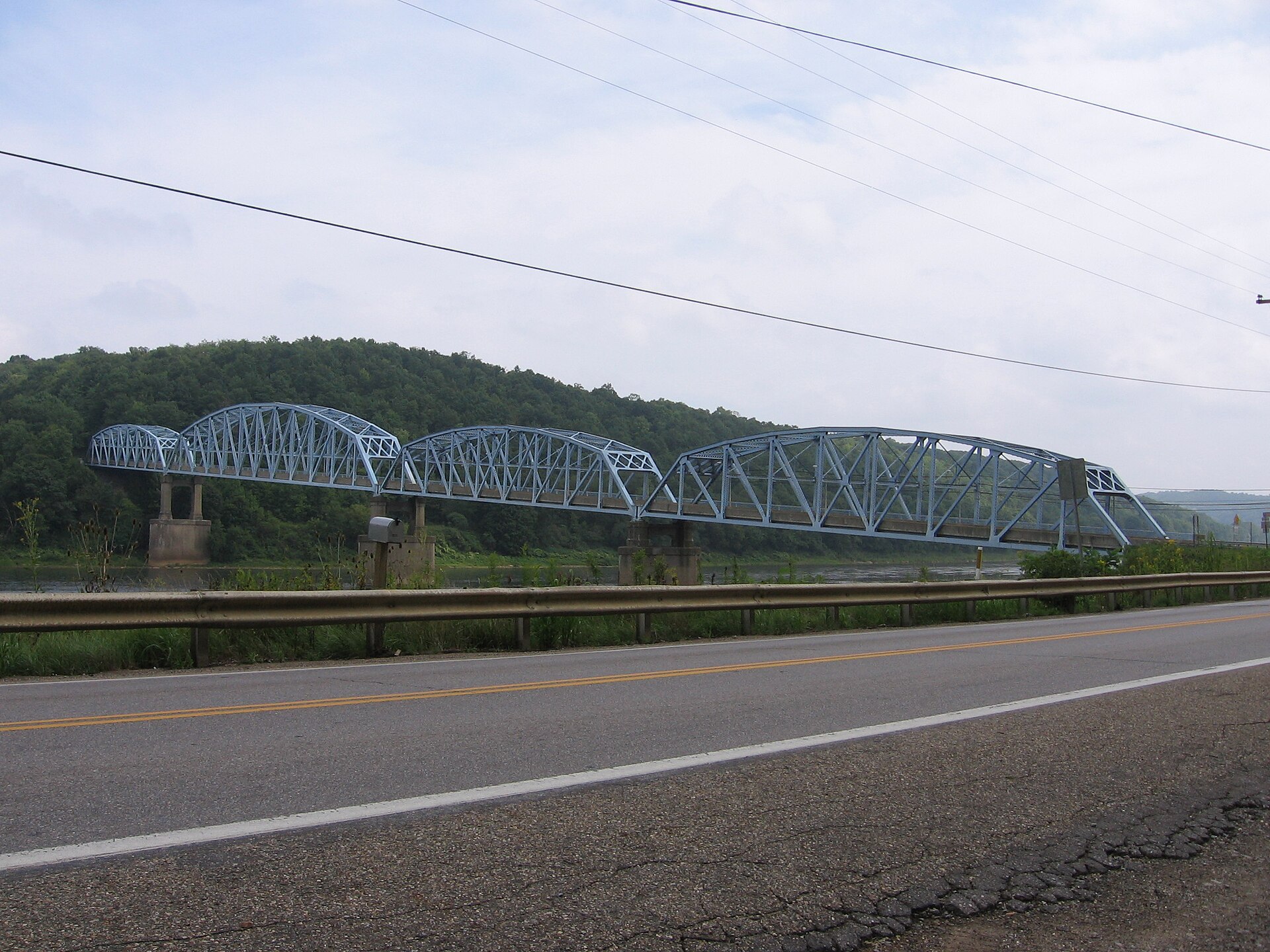 Parker Bridge in Parker. Photo taken by Mvincec on 22 August, 2007. — Pennsylvania