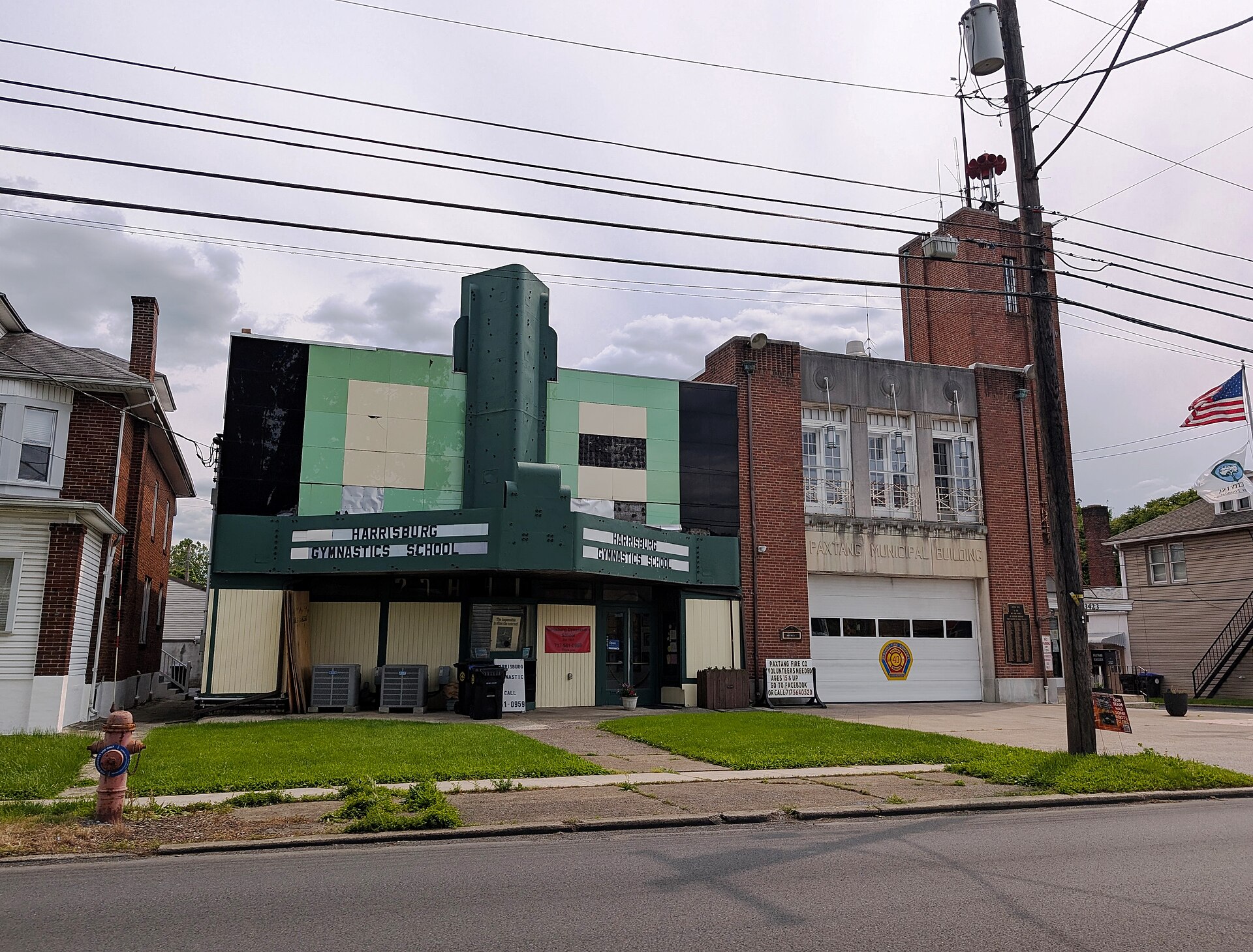 Photo of the Paxtang, Pennsylvania Municipal building and Paxtang Fire Company No.