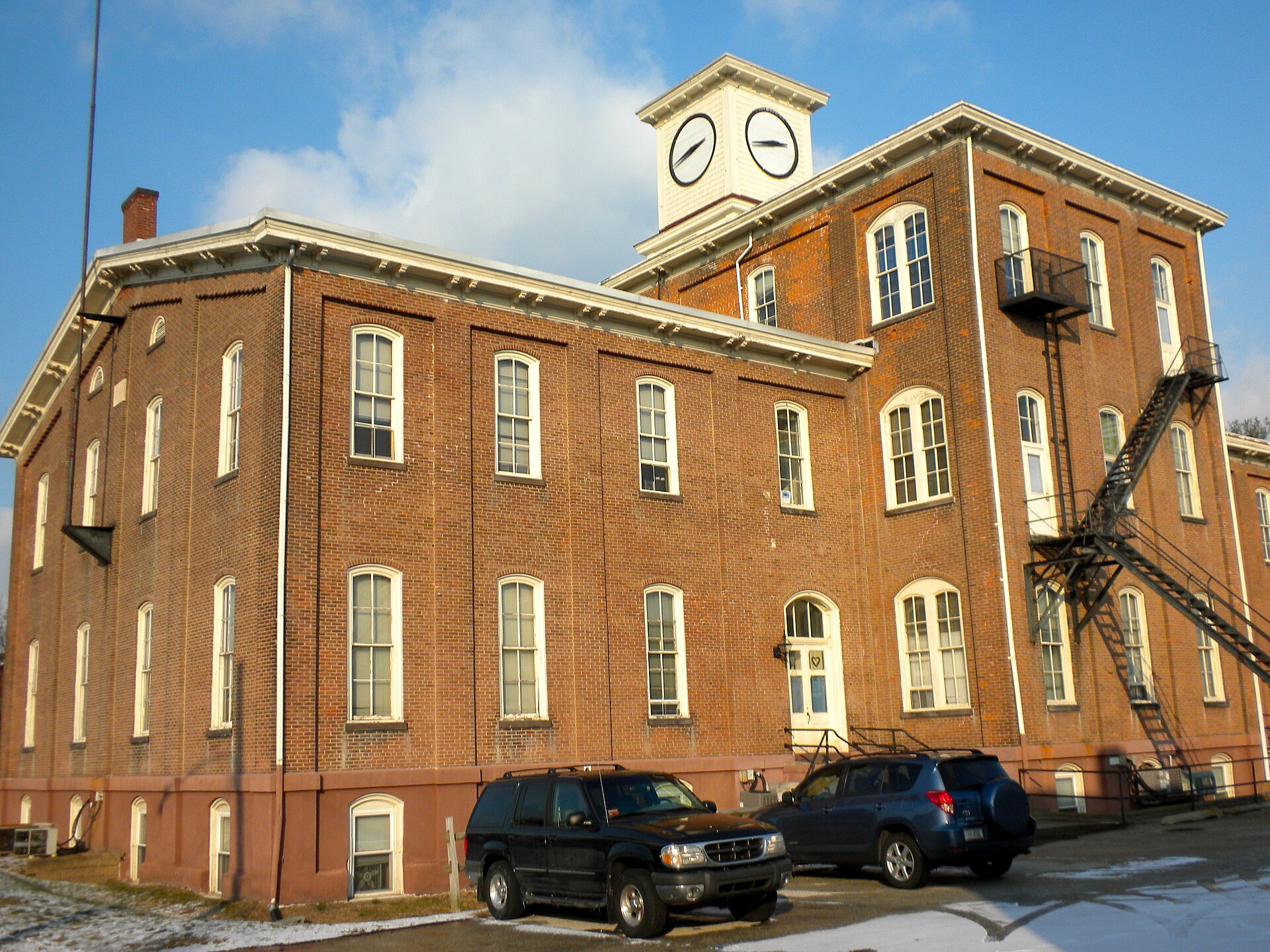 Gay Street School, corner of Gay and Morgan Streets, Phoenixville, PA. On NRHP. I donate this photo to the public domain. — Pennsylvania