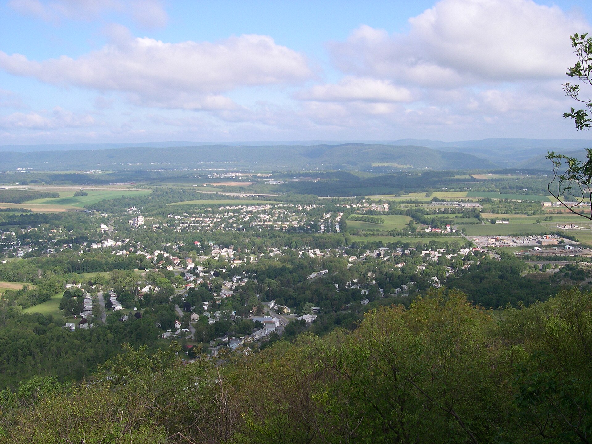 Pleasant Gap from "Big Rock" View — Pennsylvania