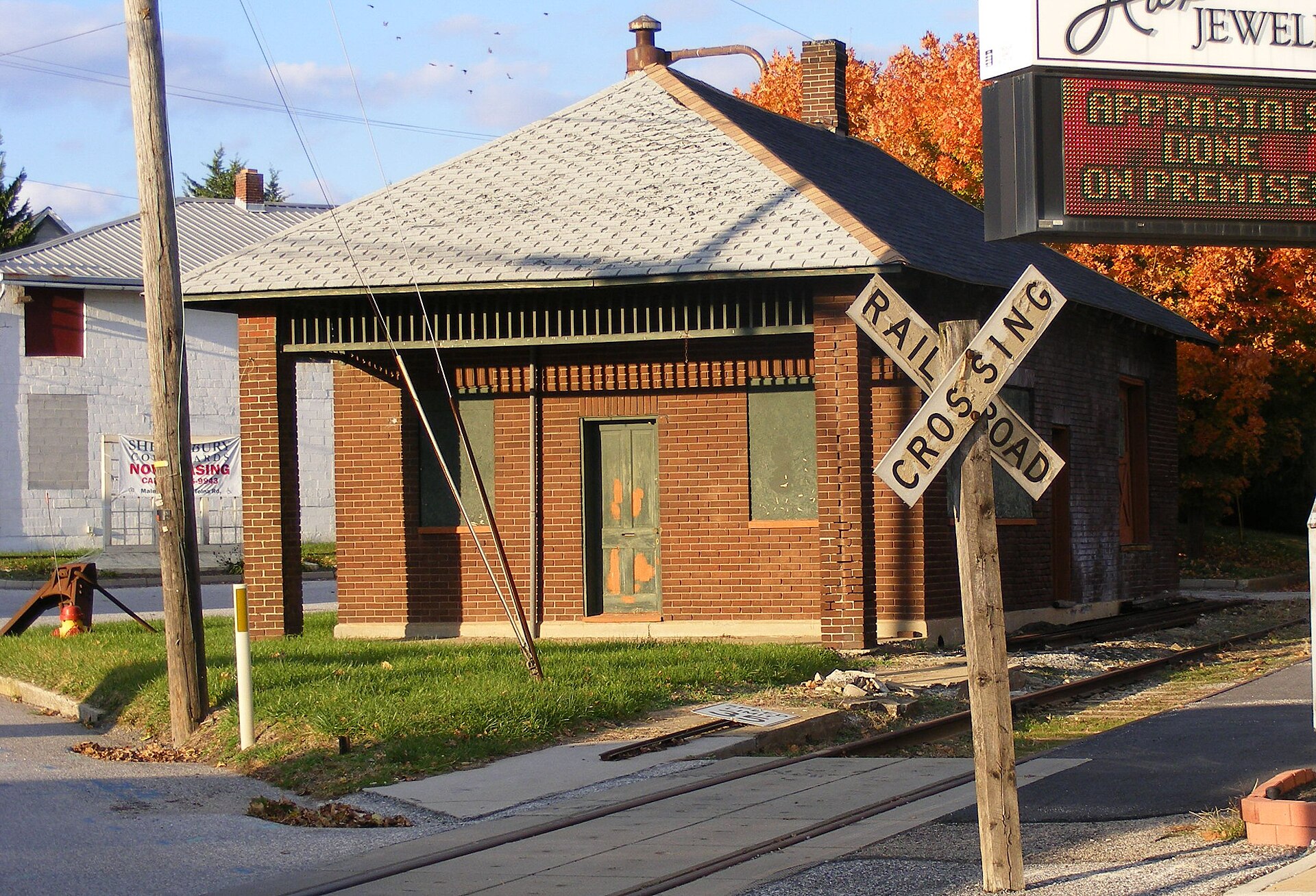 Railway station in Shrewsbury, Pennsylvania