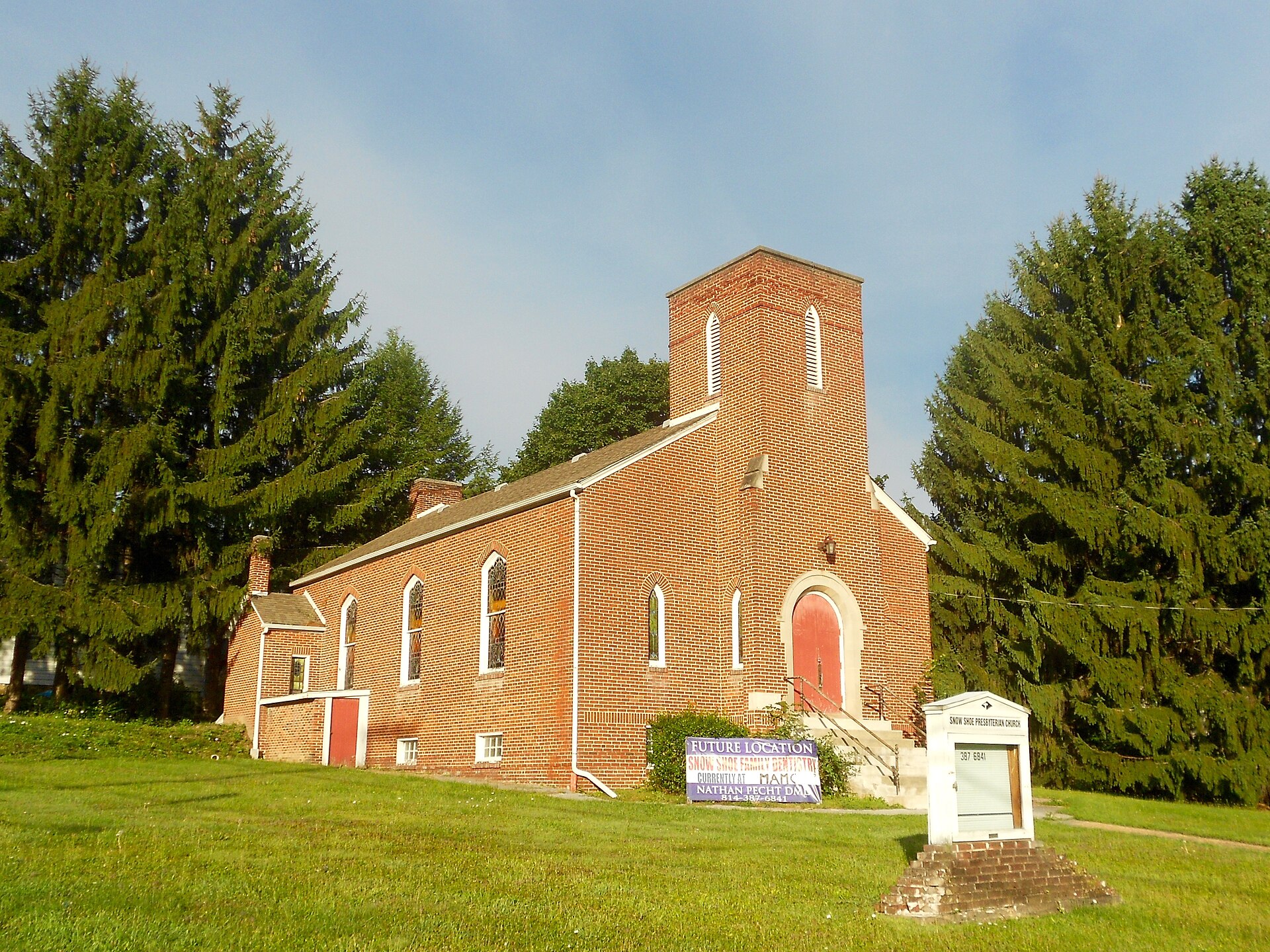 Church in Snow Shoe, Pennsylvania