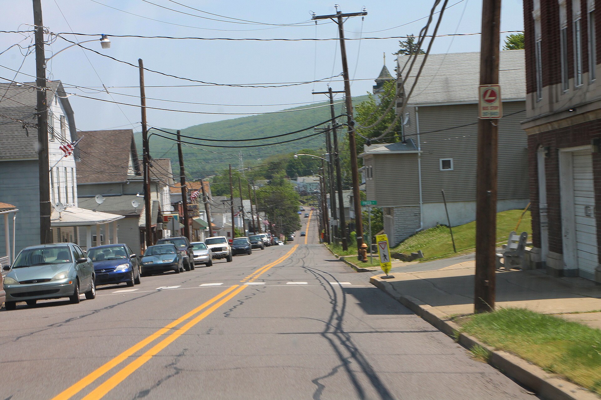 Street in w:Sugar Notch, Pennsylvania, a borough in Luzerne County.