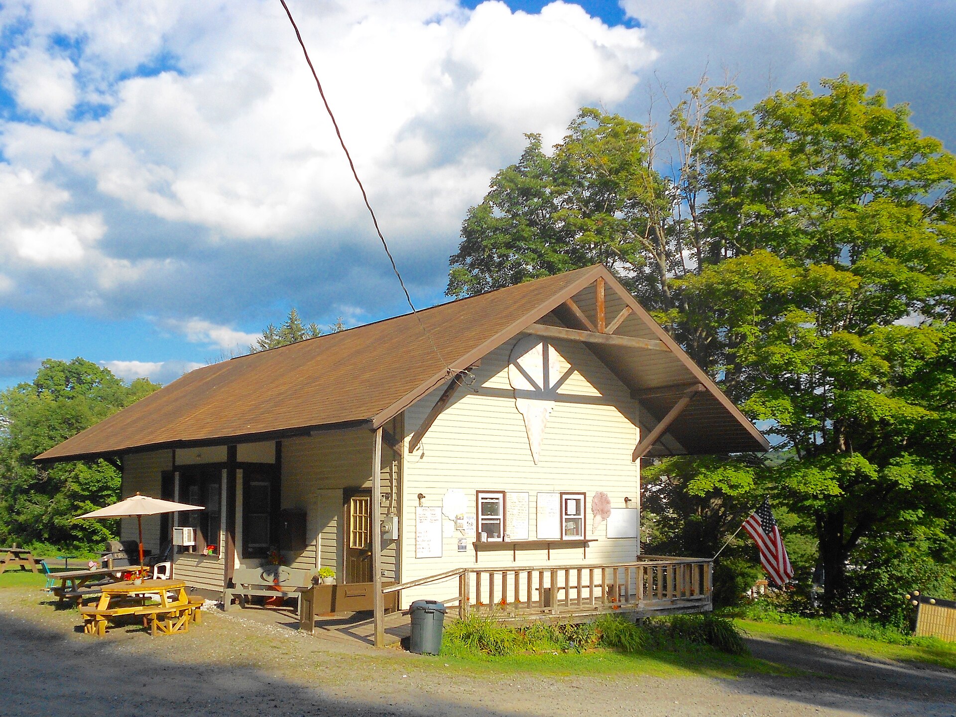 Railway station in Thompson, Pennsylvania