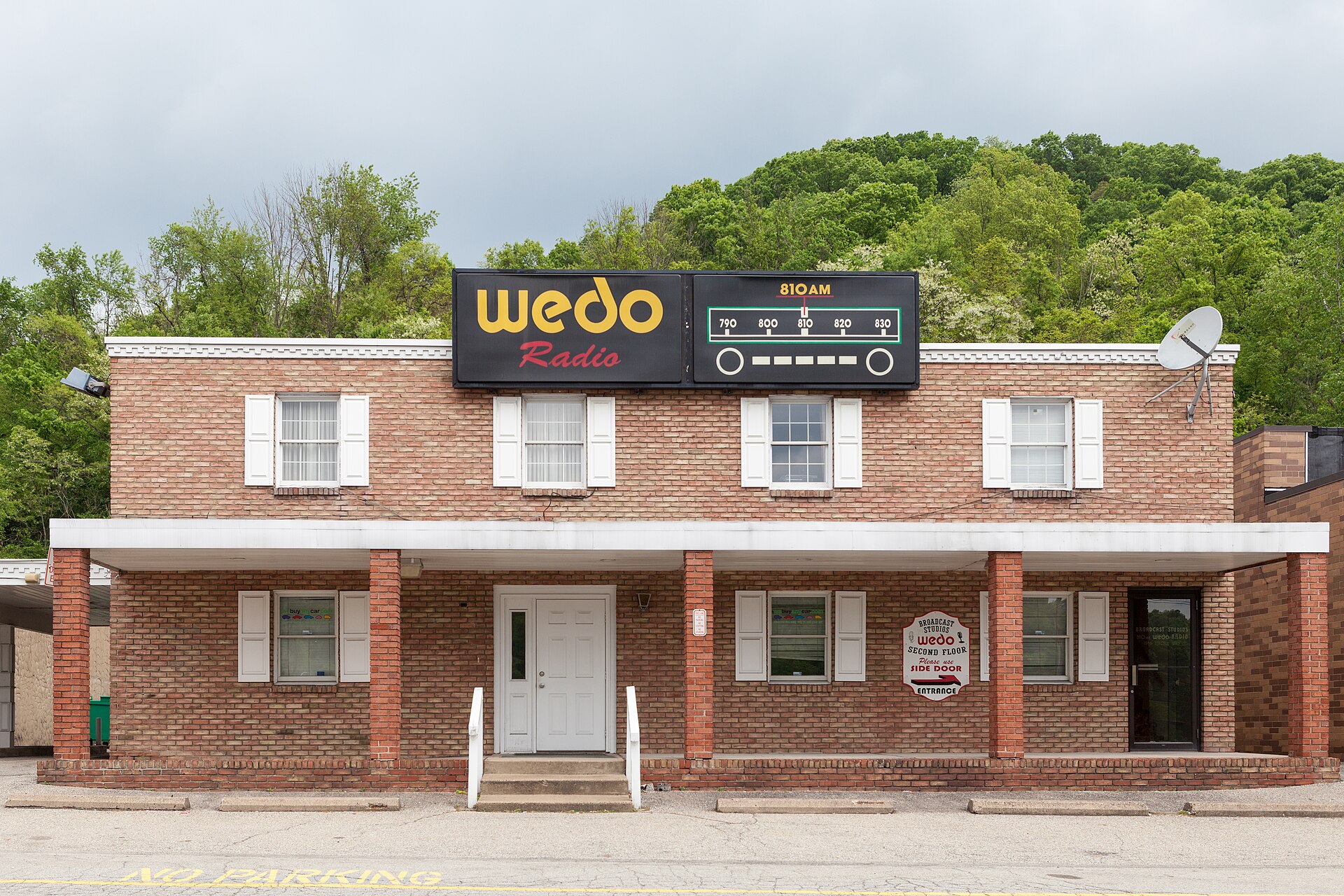 Studio and offices of WEDO 810 AM in White Oak, Pennsylvania