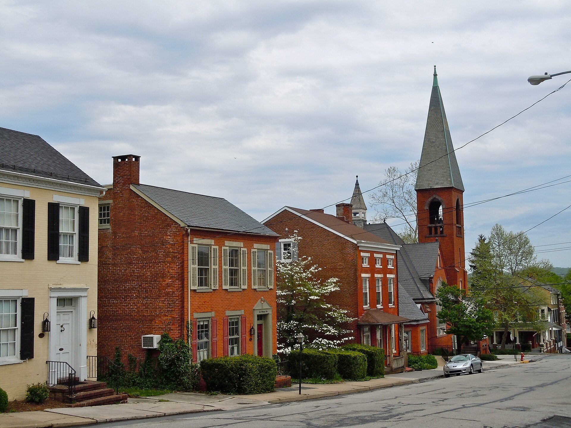 Presbyterian Church in Wrightsville Historic District on the NRHP since September 12, 1983. — Pennsylvania
