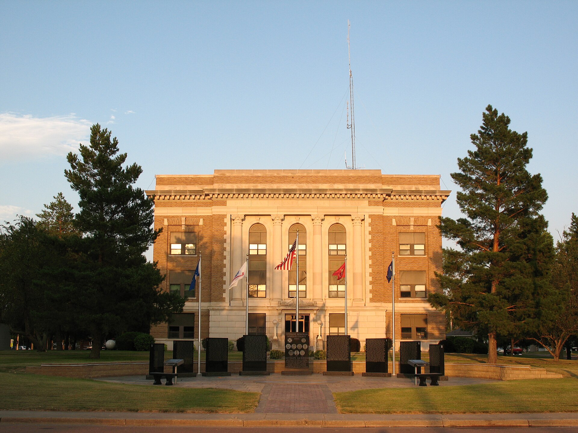 The Douglas County courthouse in Armour, South Dakota.