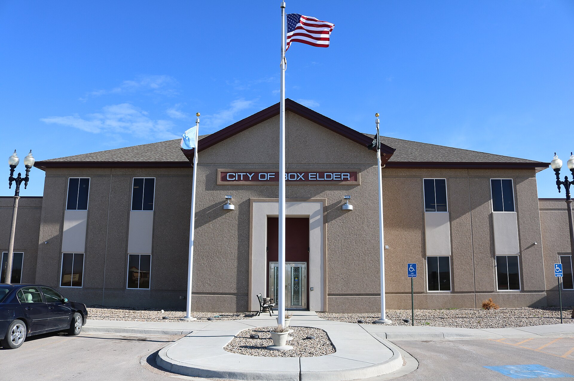The city hall of Box Elder, South Dakota, located at 420 Villa Drive in Box Elder, South Dakota.
