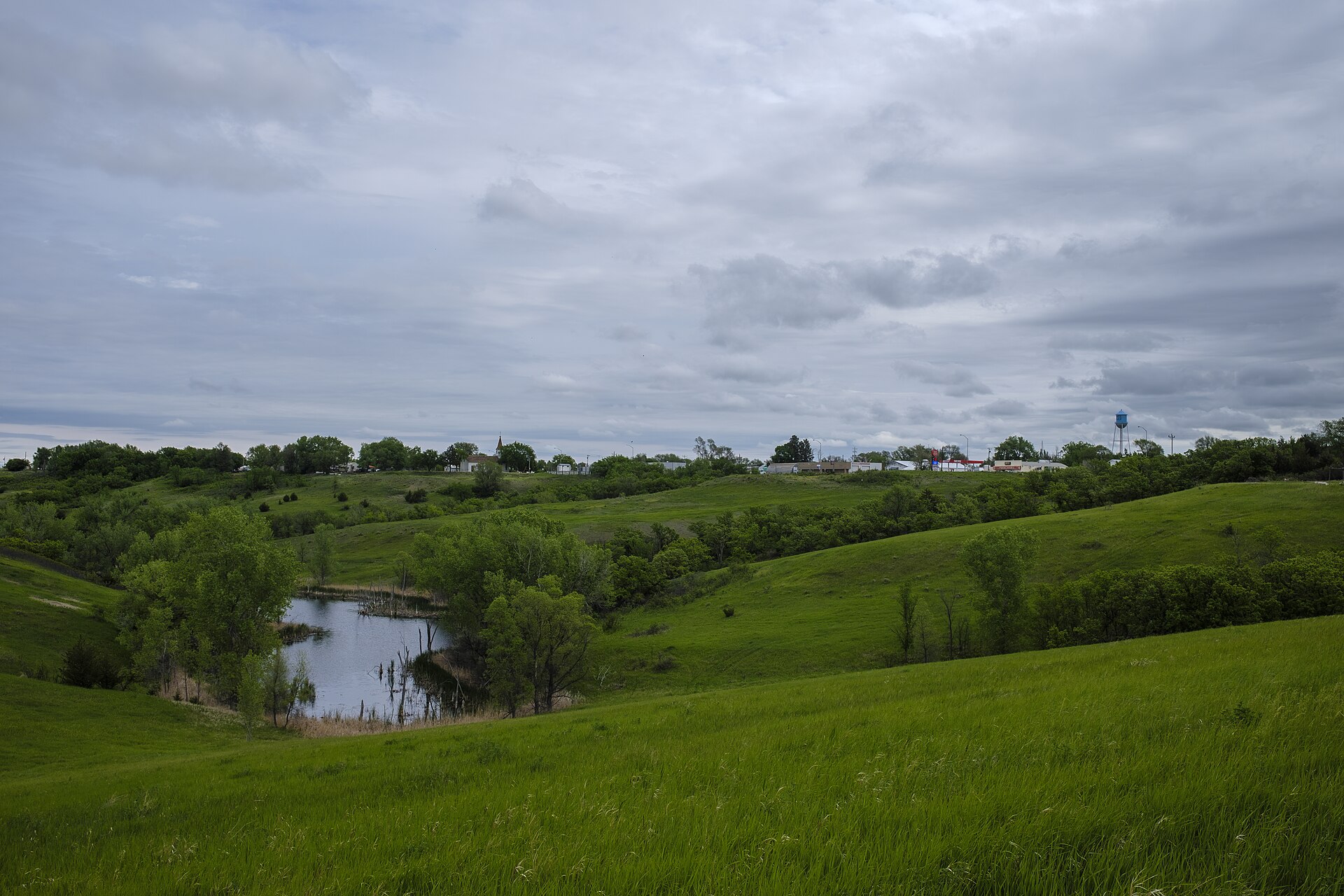 White River from the west. — Mellette County, South Dakota