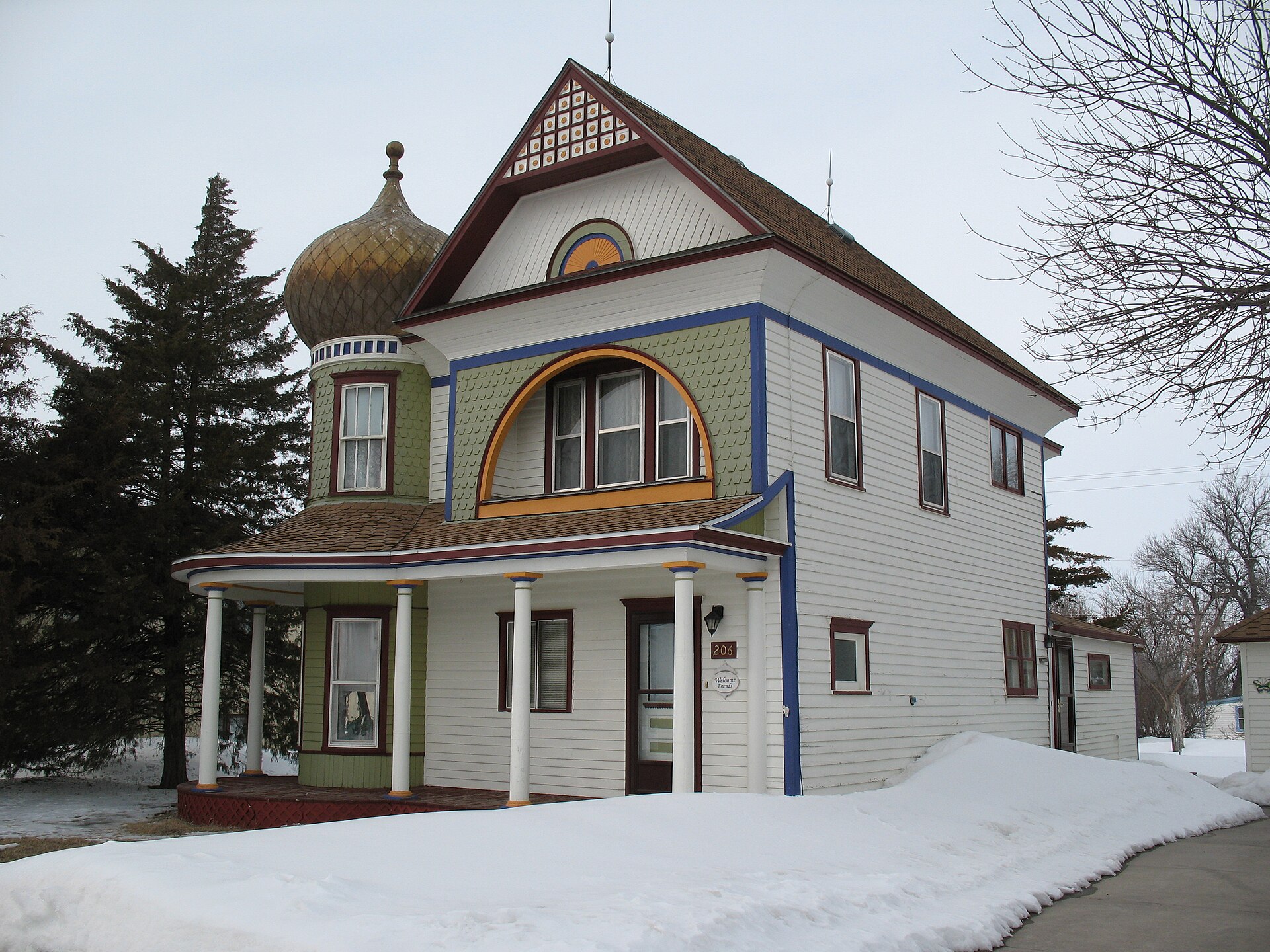 The "Onion House" in Delmont, South Dakota.