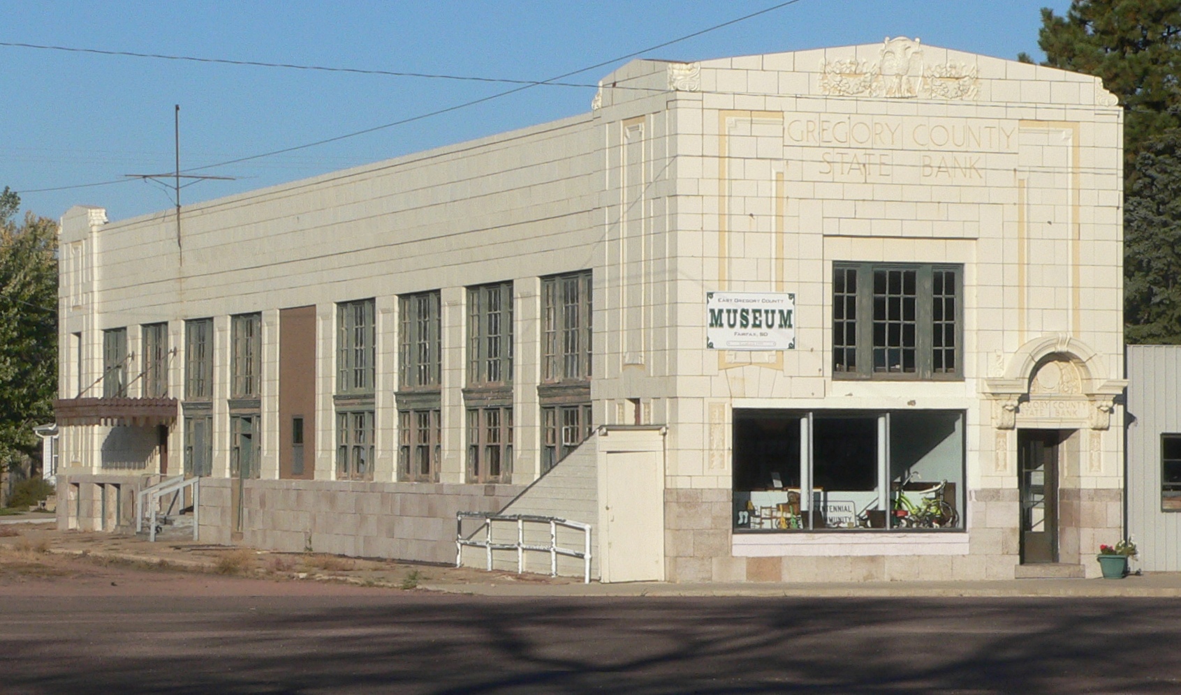 Main Street in Fairfax, South Dakota