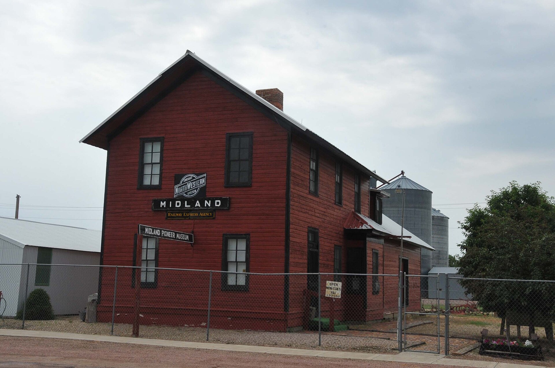 Dedicated to the preservation of the pioneer lifestyle, this museum features a homestead shack, pioneer machinery, and pictures related to the historical past of the surrounding community. — Midland, South Dakota