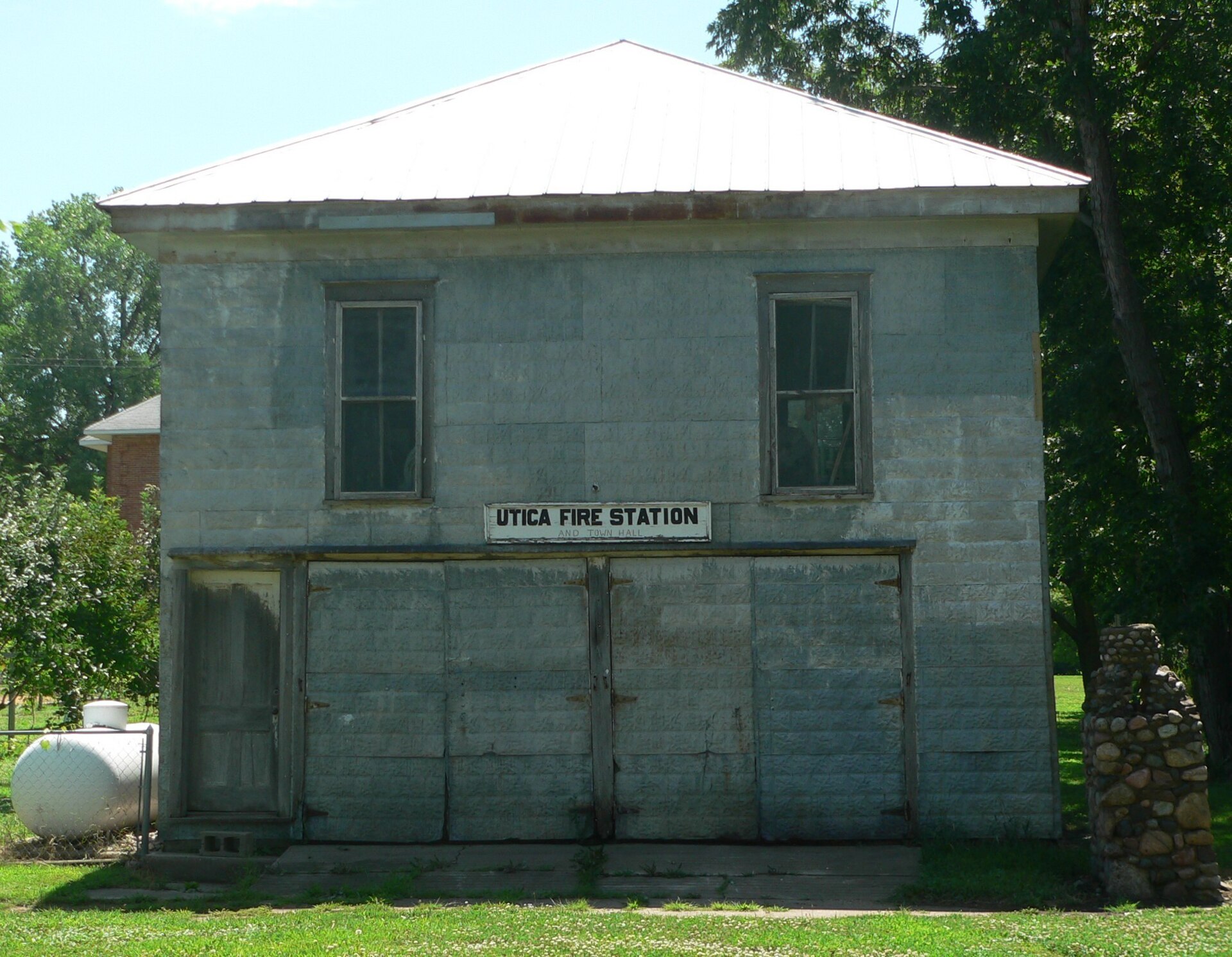Town hall in Utica, South Dakota