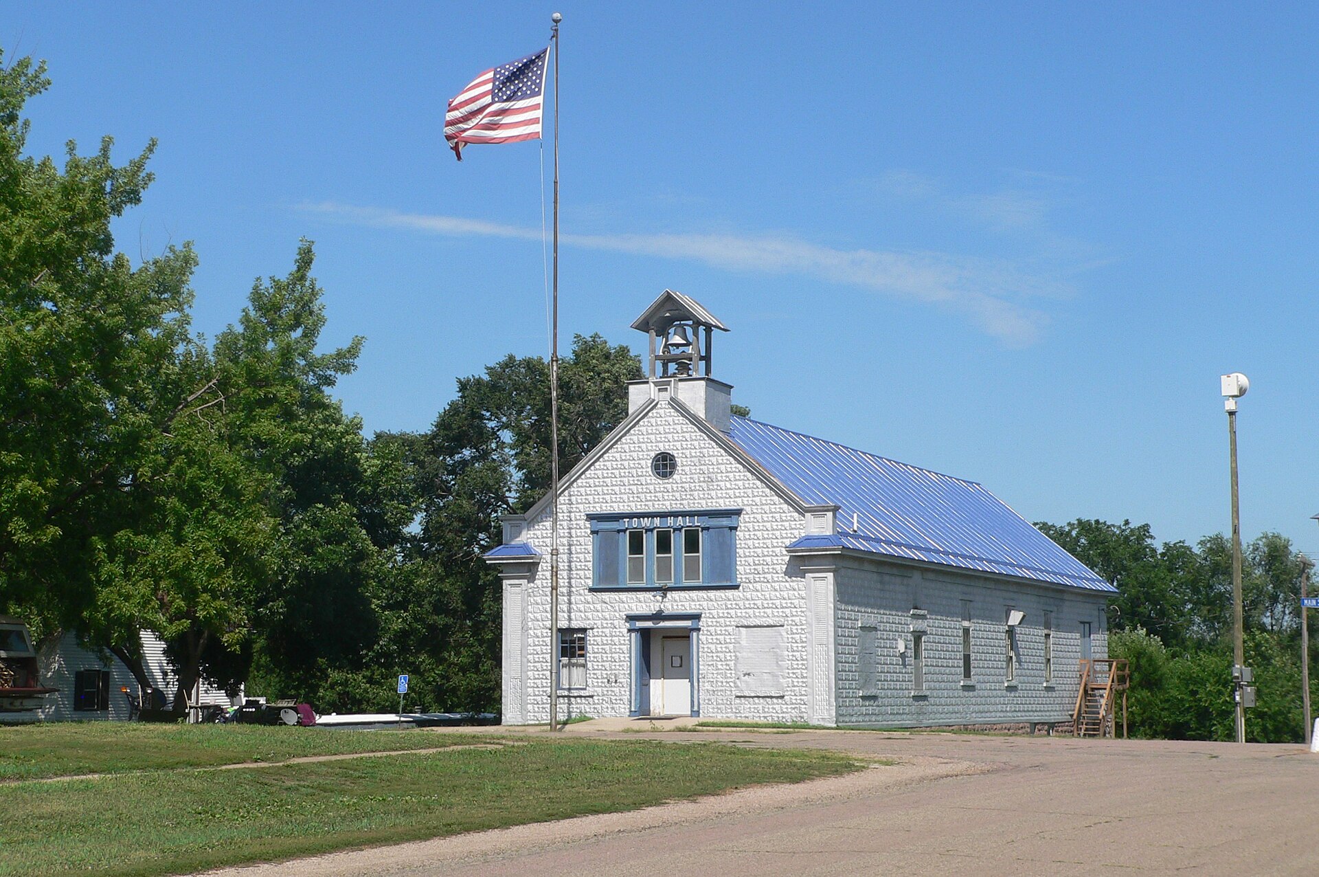 Town hall in Volin, South Dakota