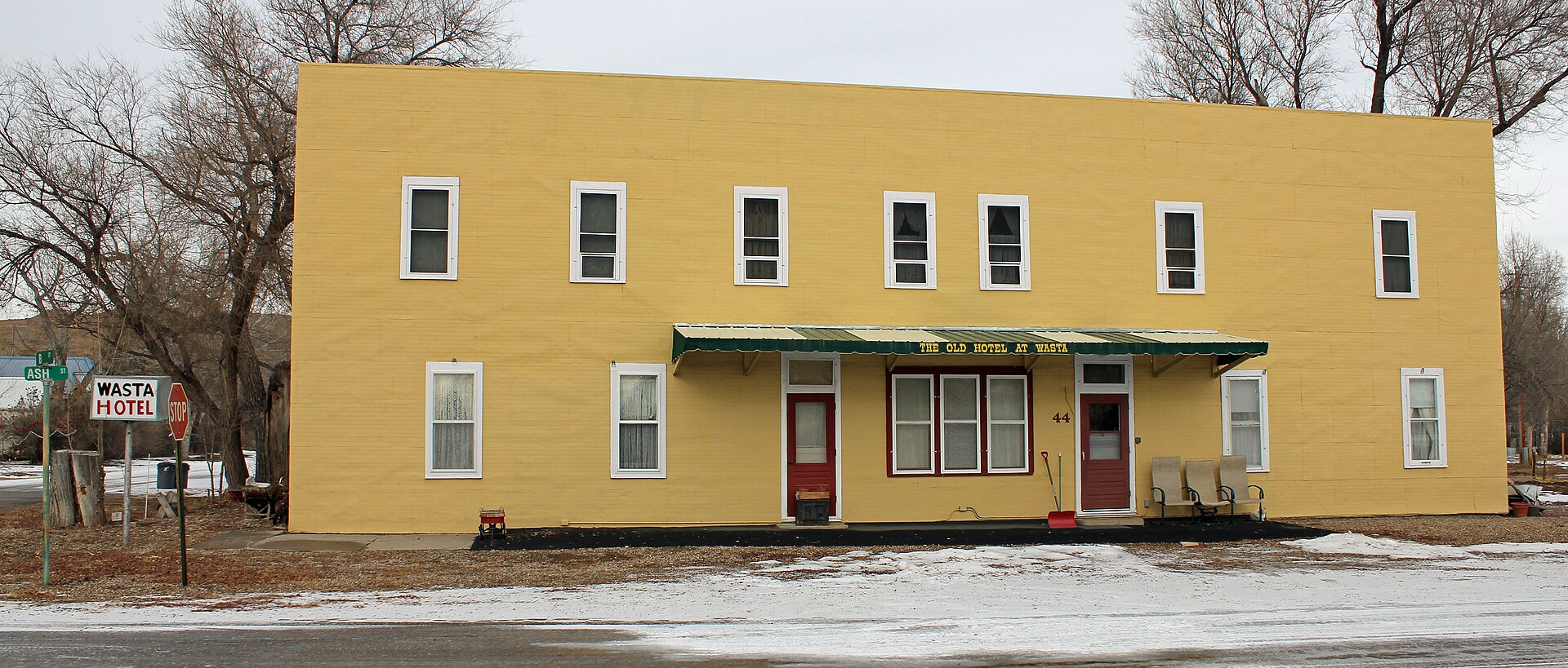Local building in Wasta, South Dakota
