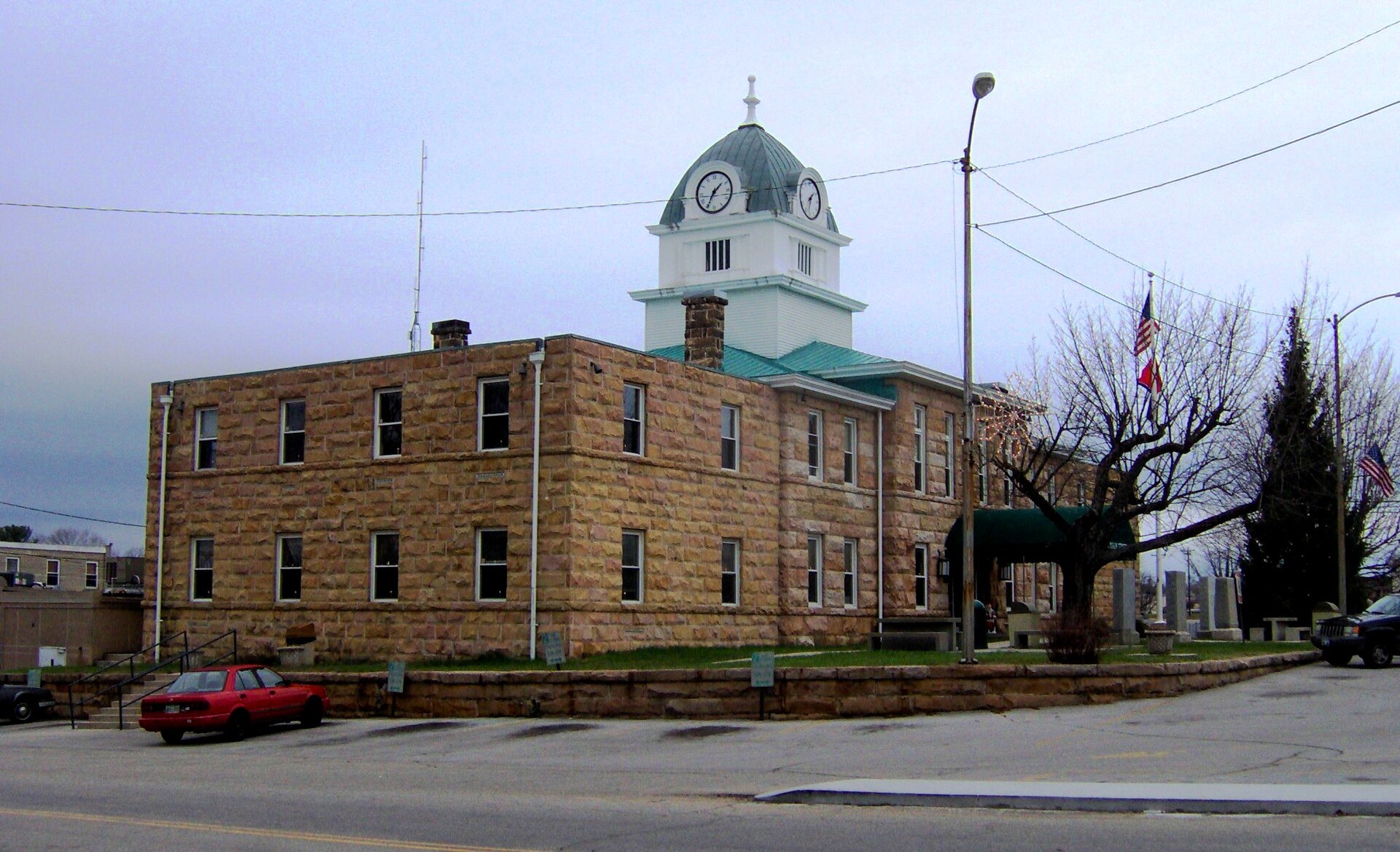 Fentress County Courthouse in Jamestown, Tennessee.