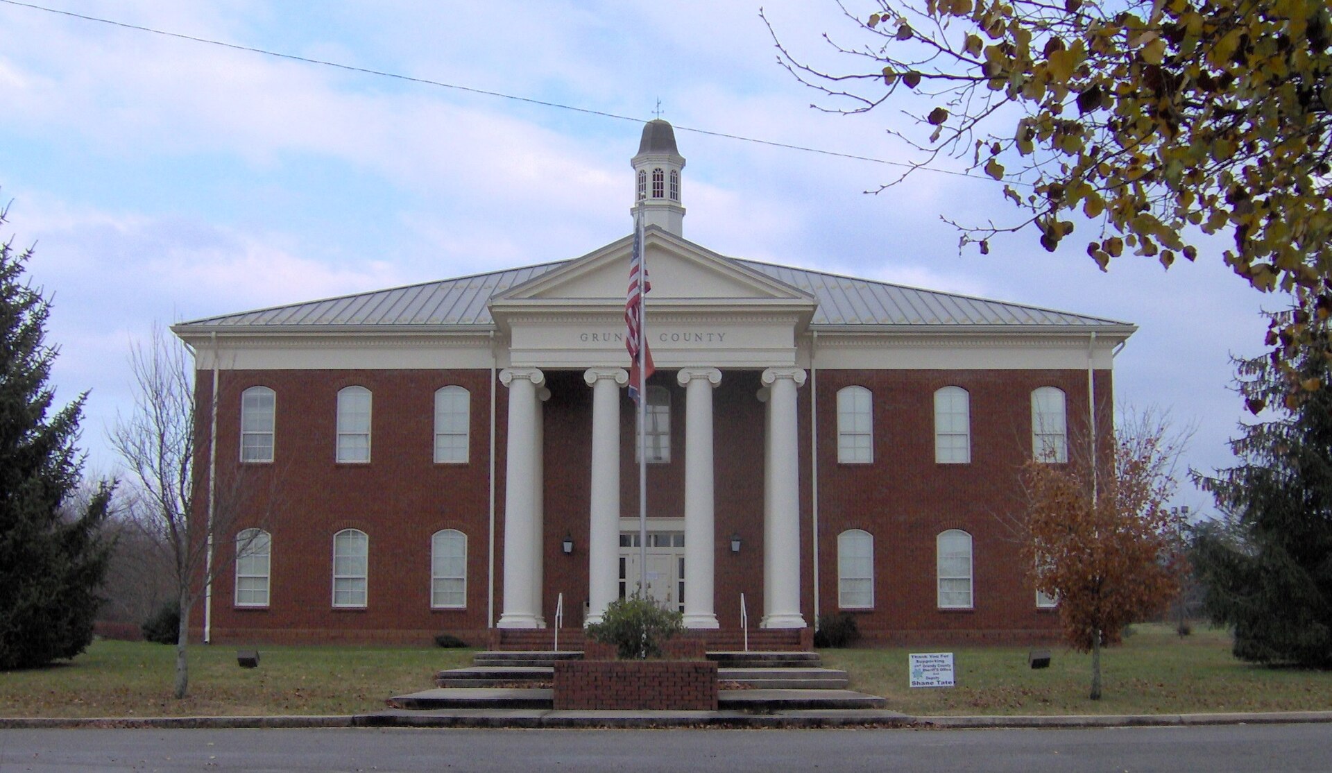 Grundy County Courthouse in Altamont, Tennessee, United States.
