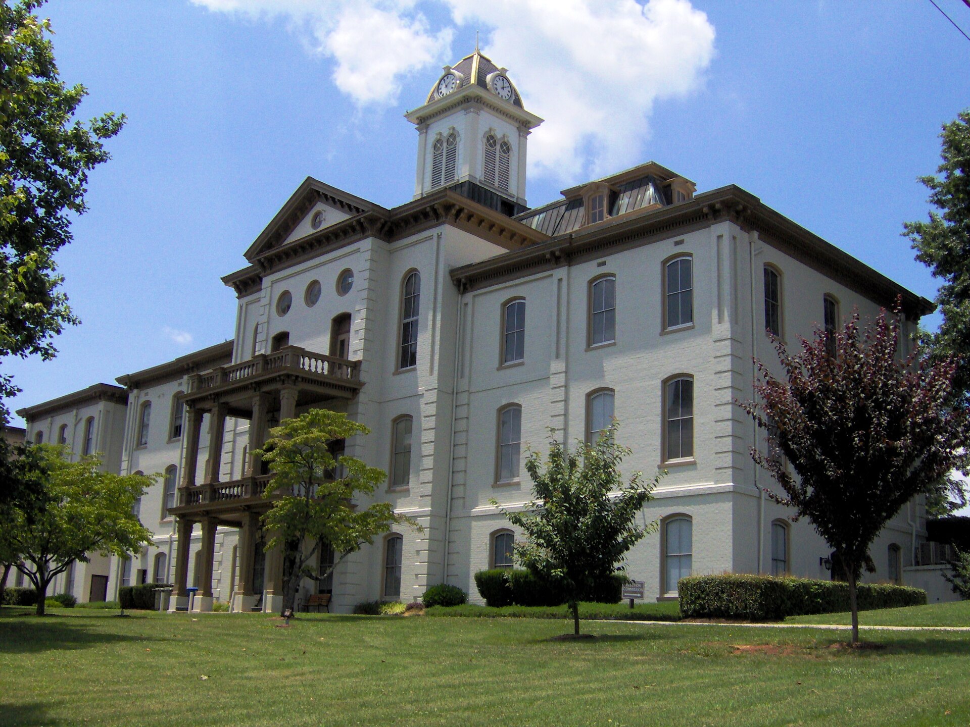 Hamblen County Courthouse in Morristown, in the U.S. — Tennessee