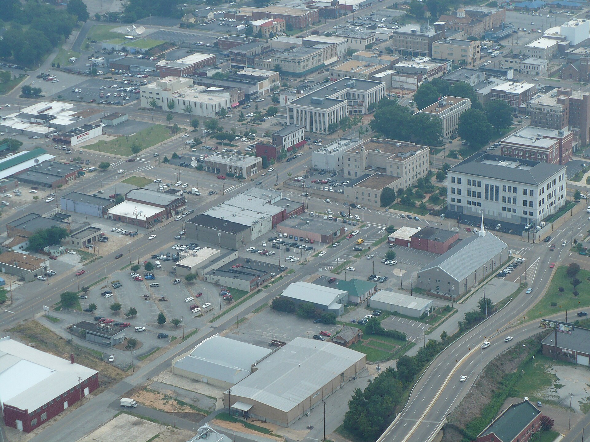 Birds eye view of Jackson, TN — Madison County, Tennessee
