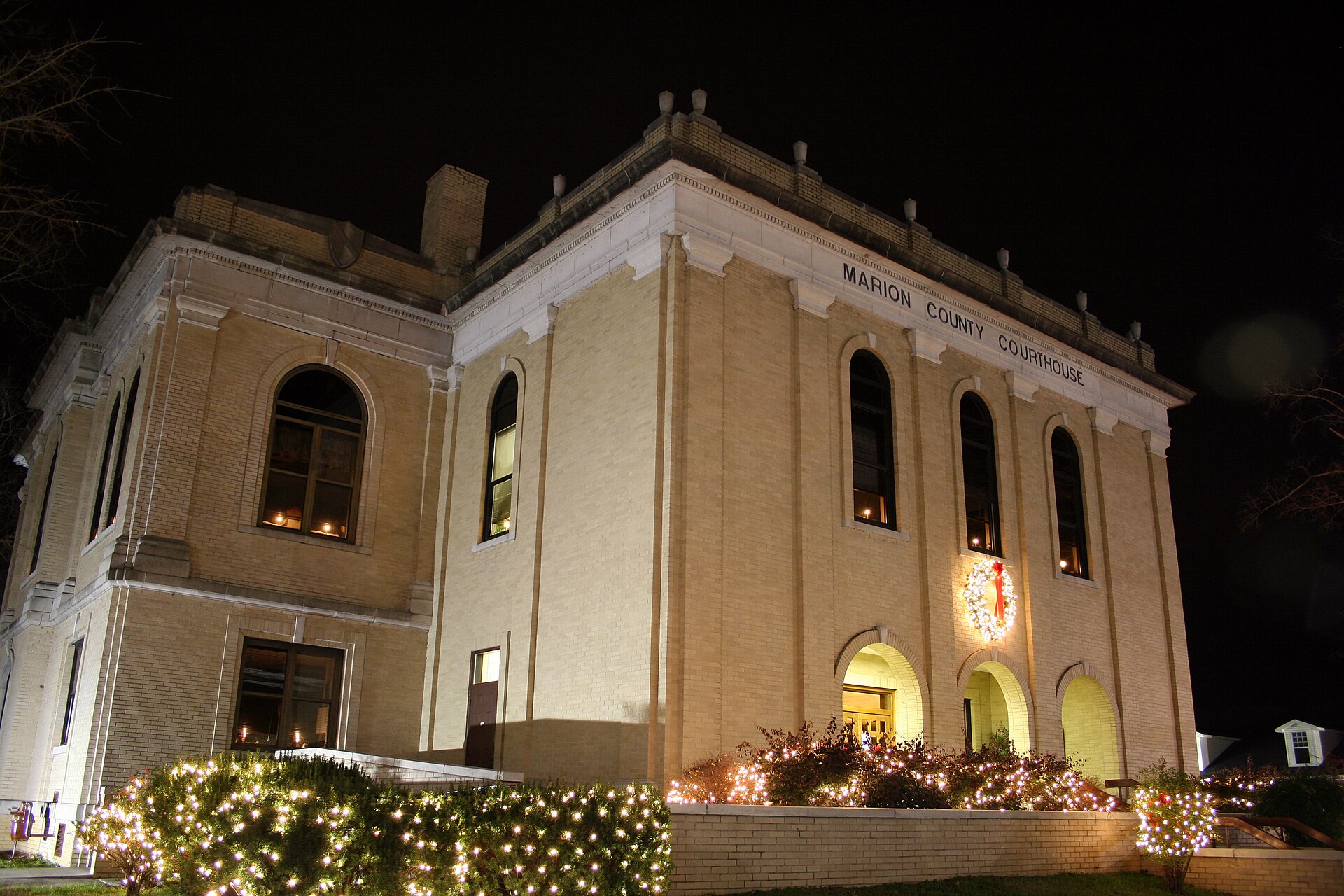 The Marion County courthouse in Tennessee