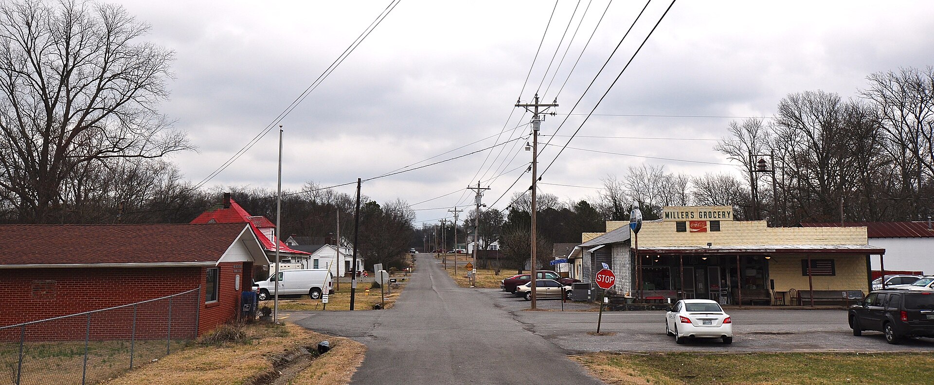 The junction of Main and Church Streets, Christiana, TN. — Tennessee