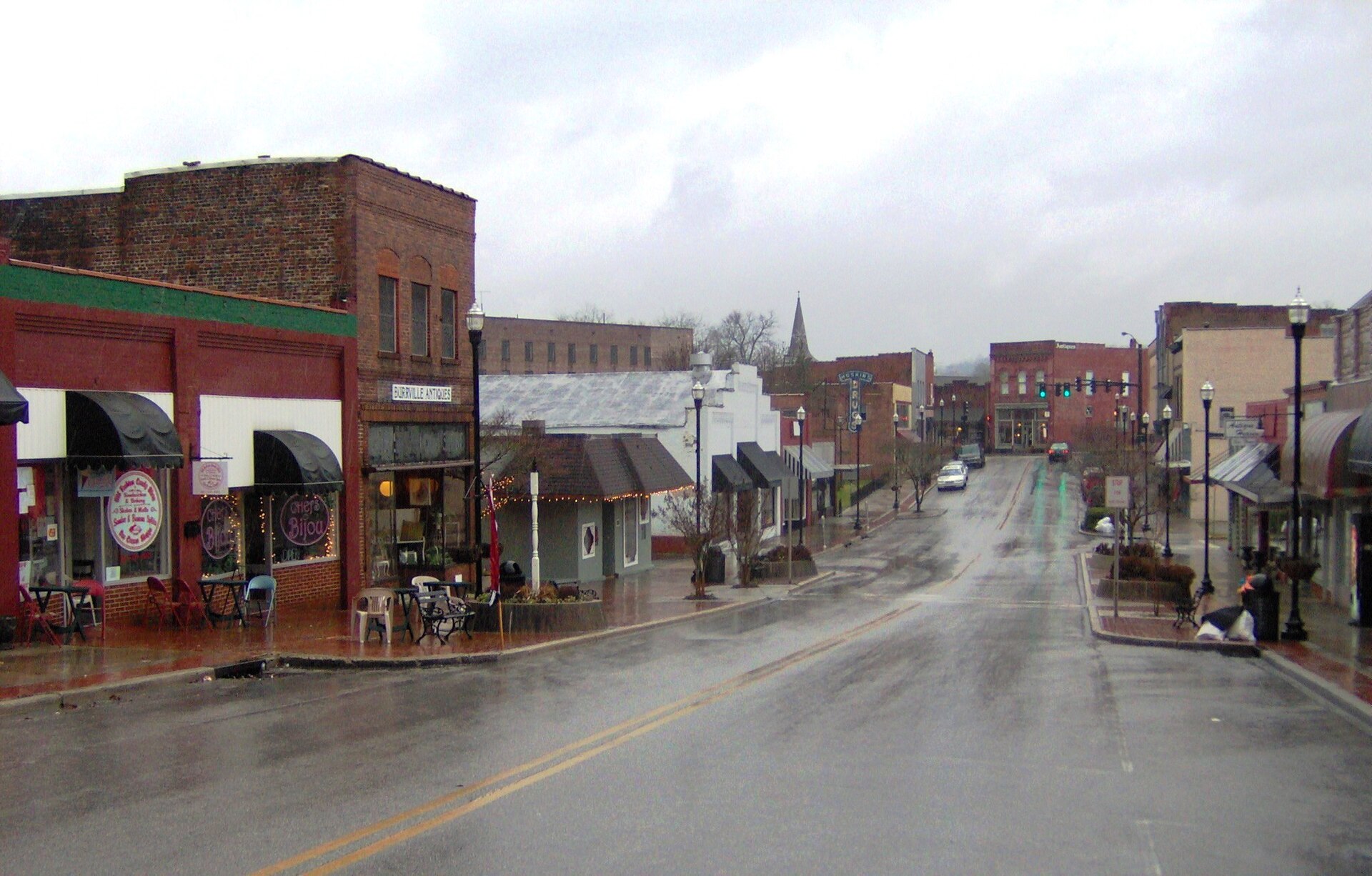 Market Street in Clinton, Tennessee, United States