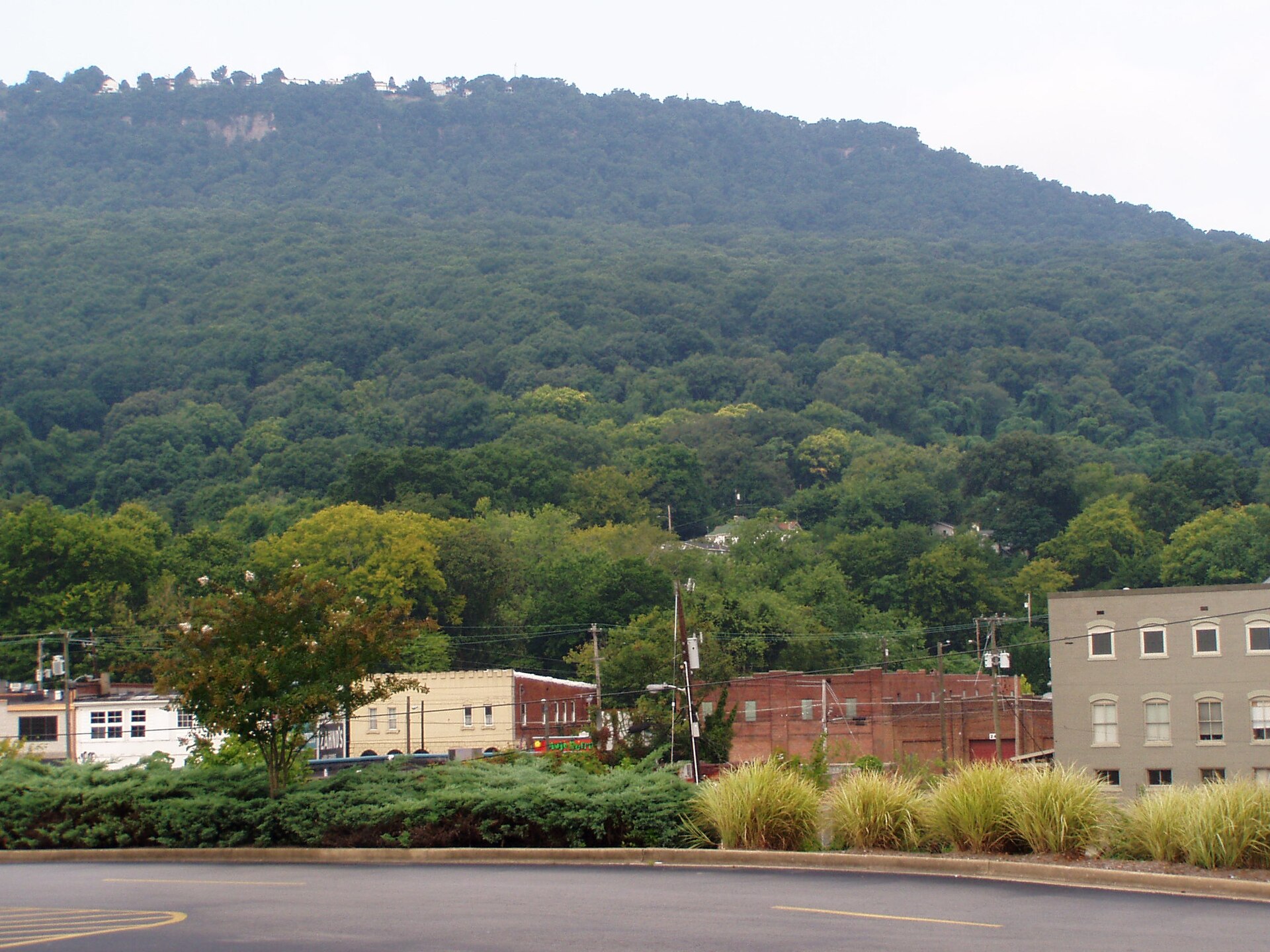 Lookout Mountain from Chattanooga, Tennessee.